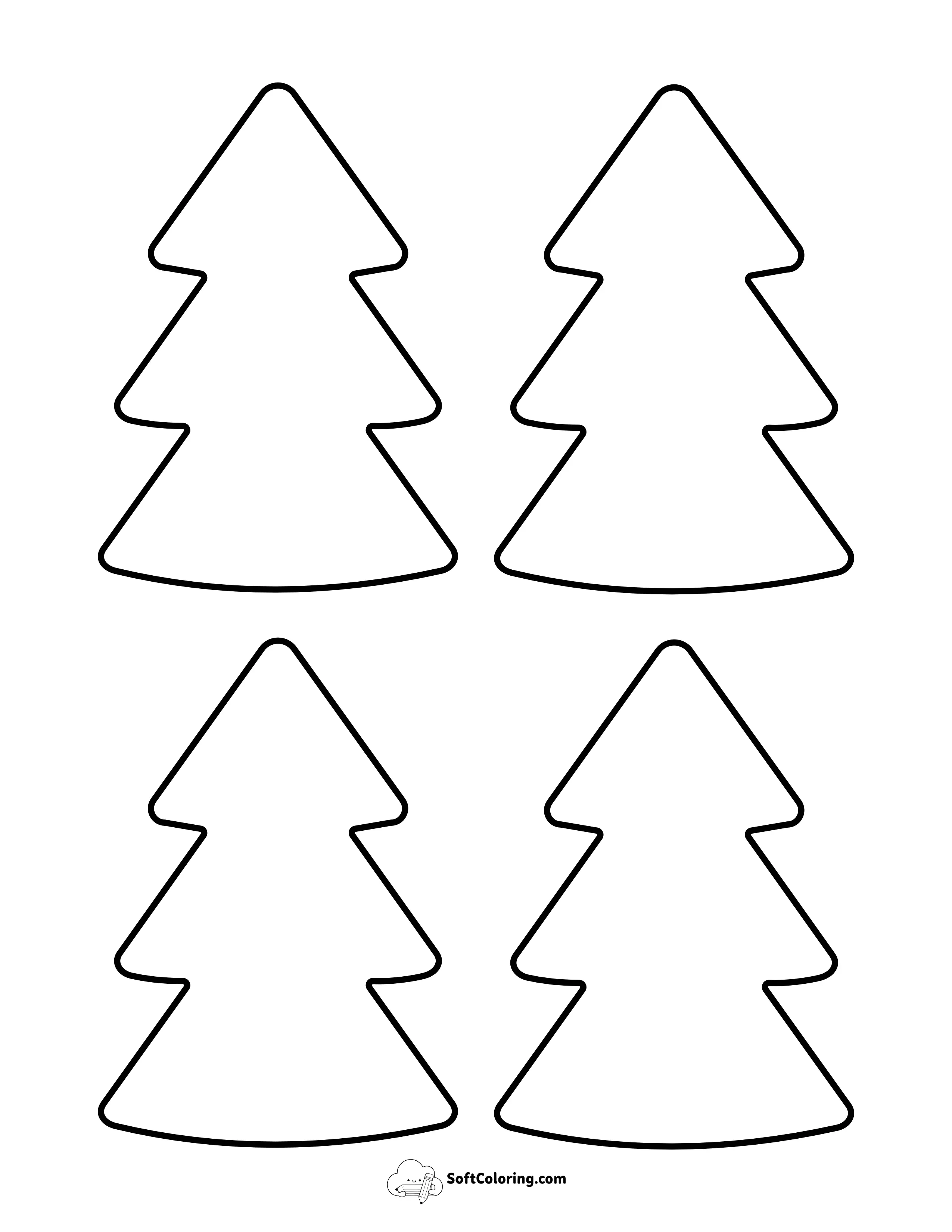 Style 5: Small Xmas Tree Templates