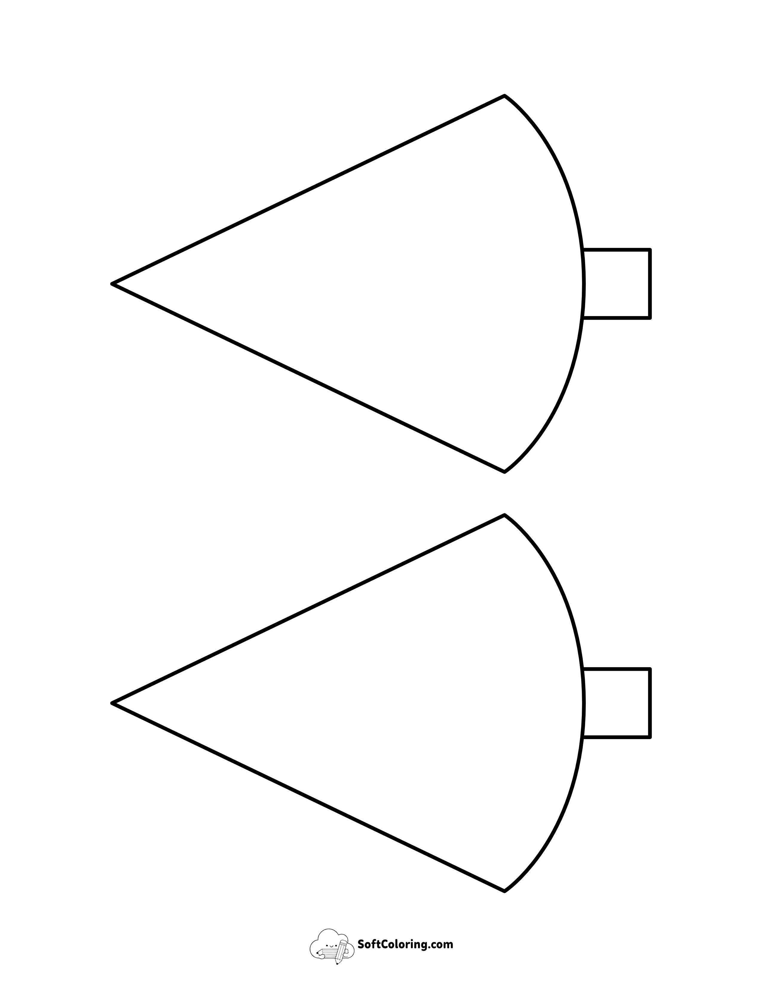 Style 16: Medium Conical Tree Template
