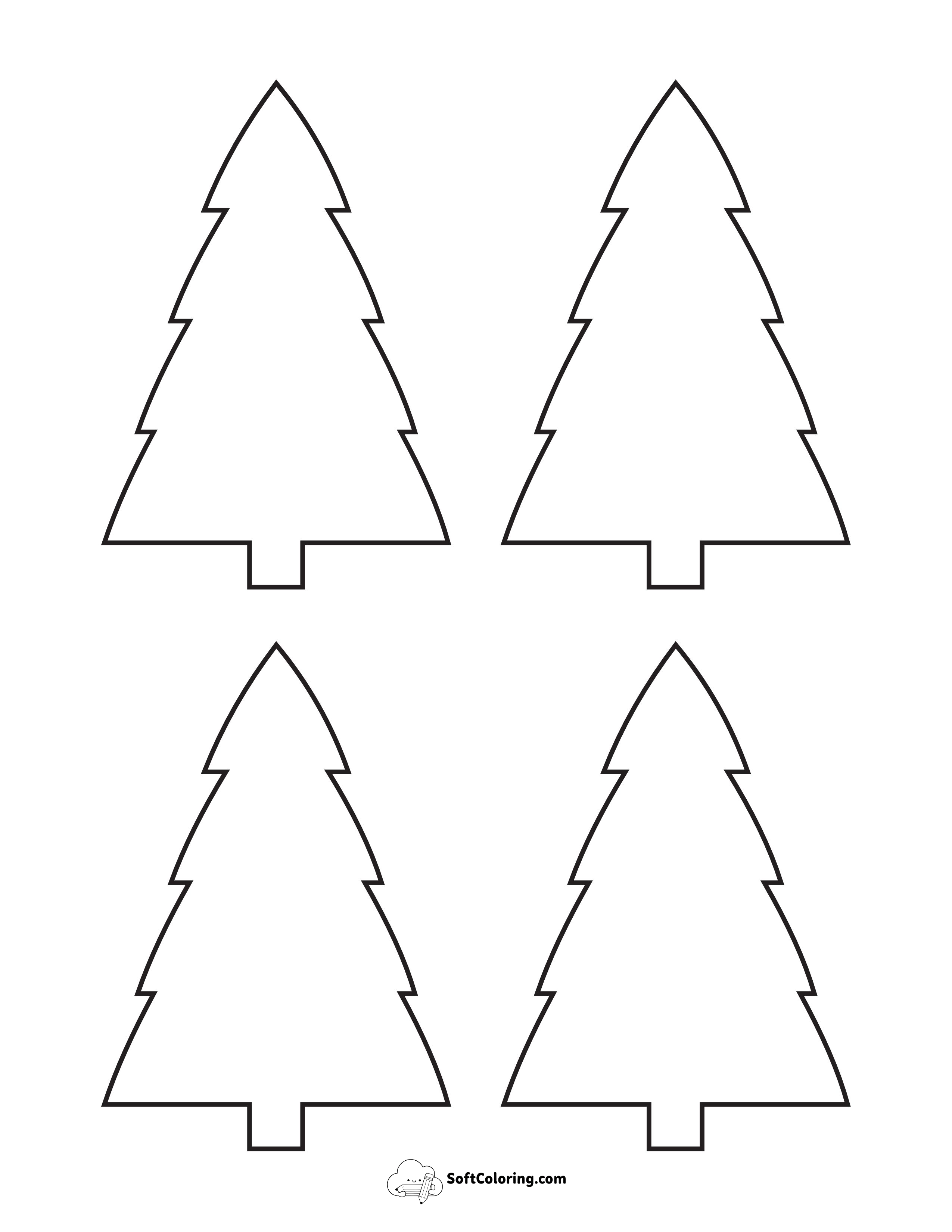 Style 7: Small Fir Christmas Trees