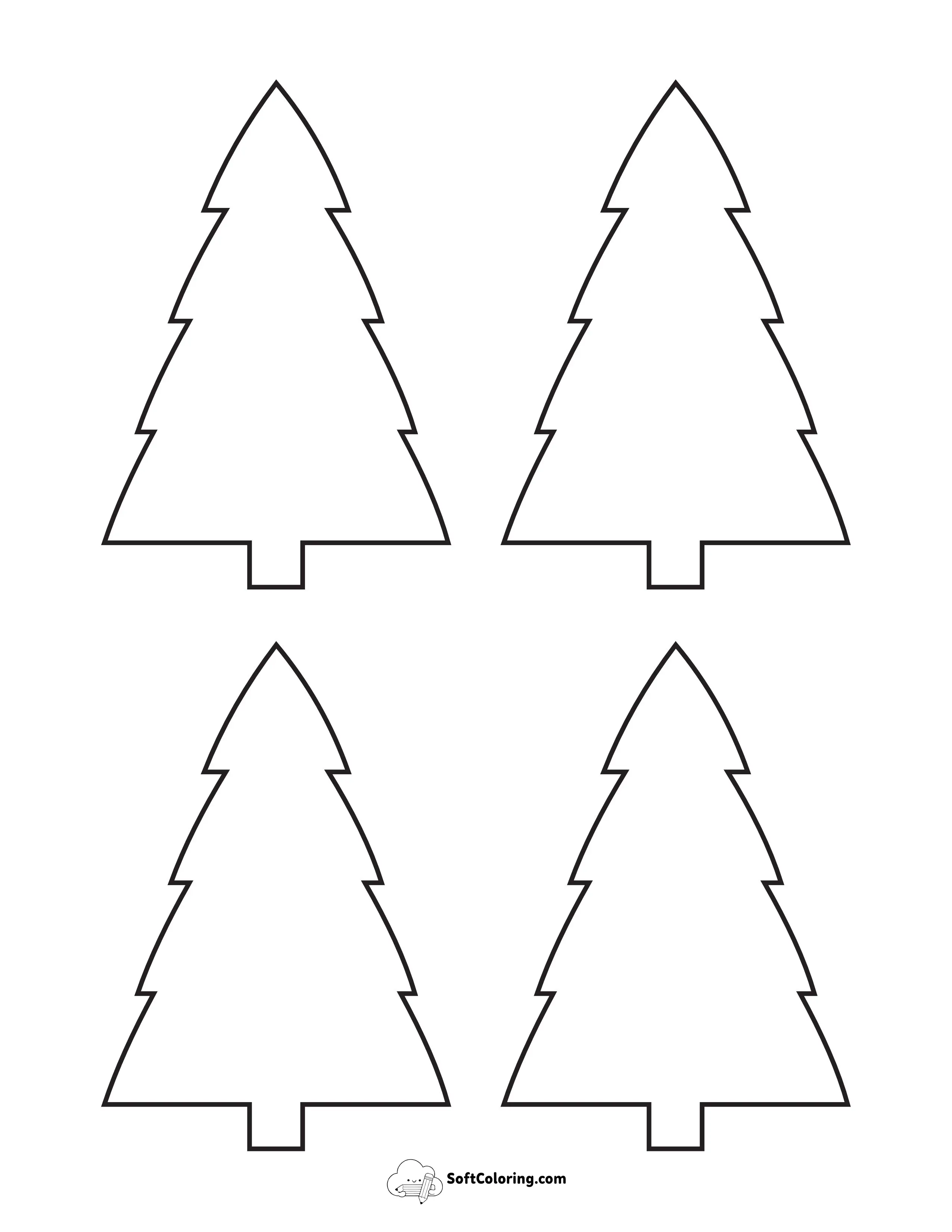 Style 7: Small Fir Christmas Trees
