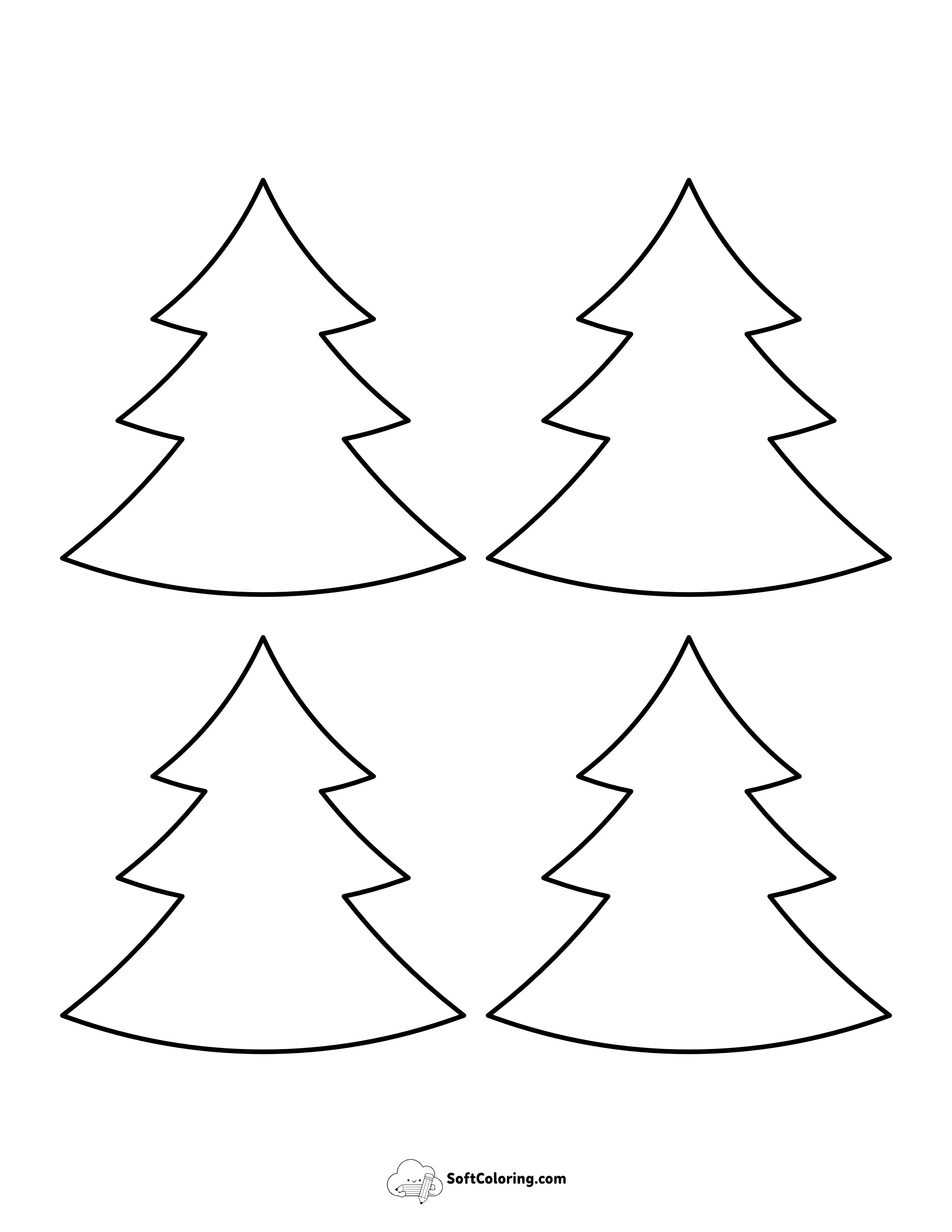 Style 4: Small Simple Christmas Trees