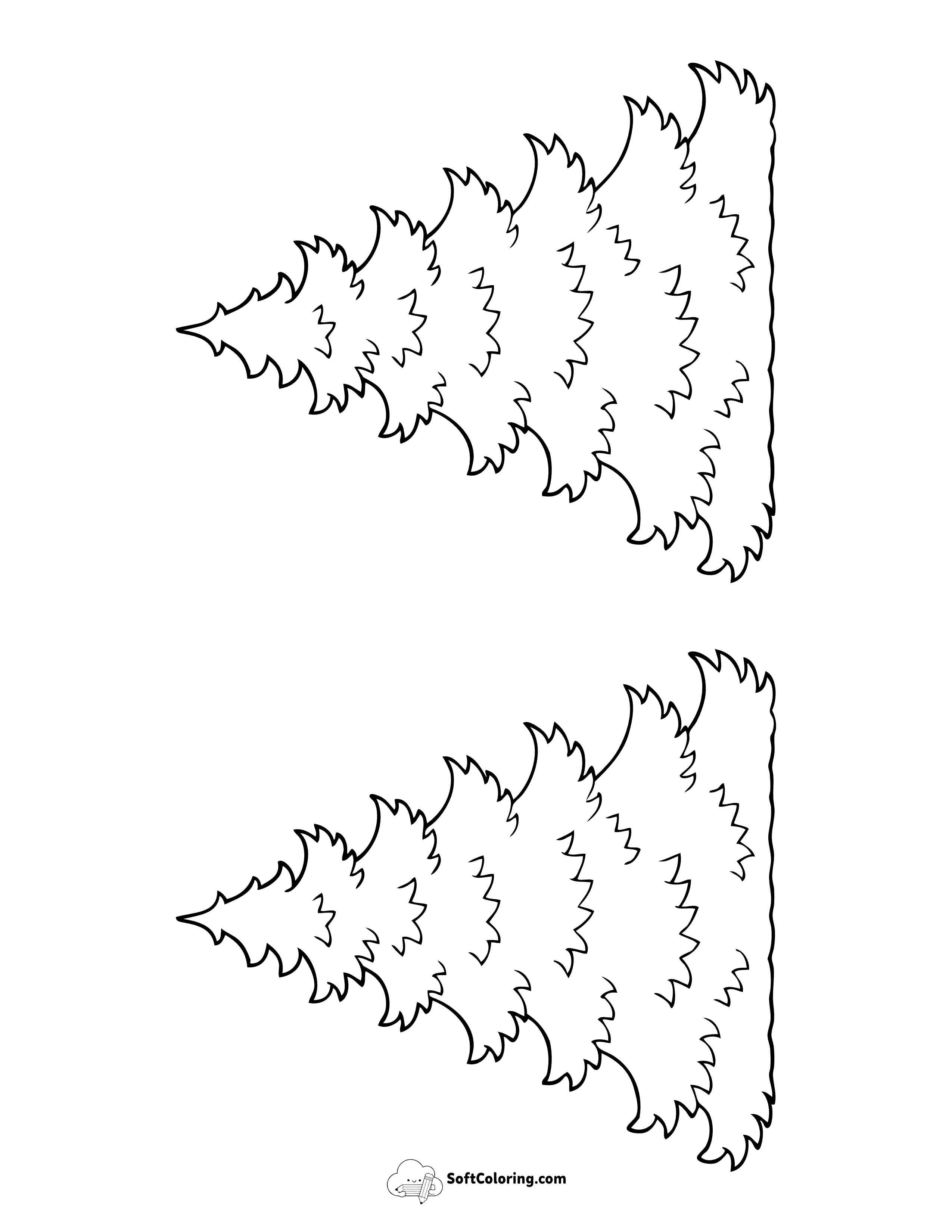 Style 9: Medium Fir Tree Templates