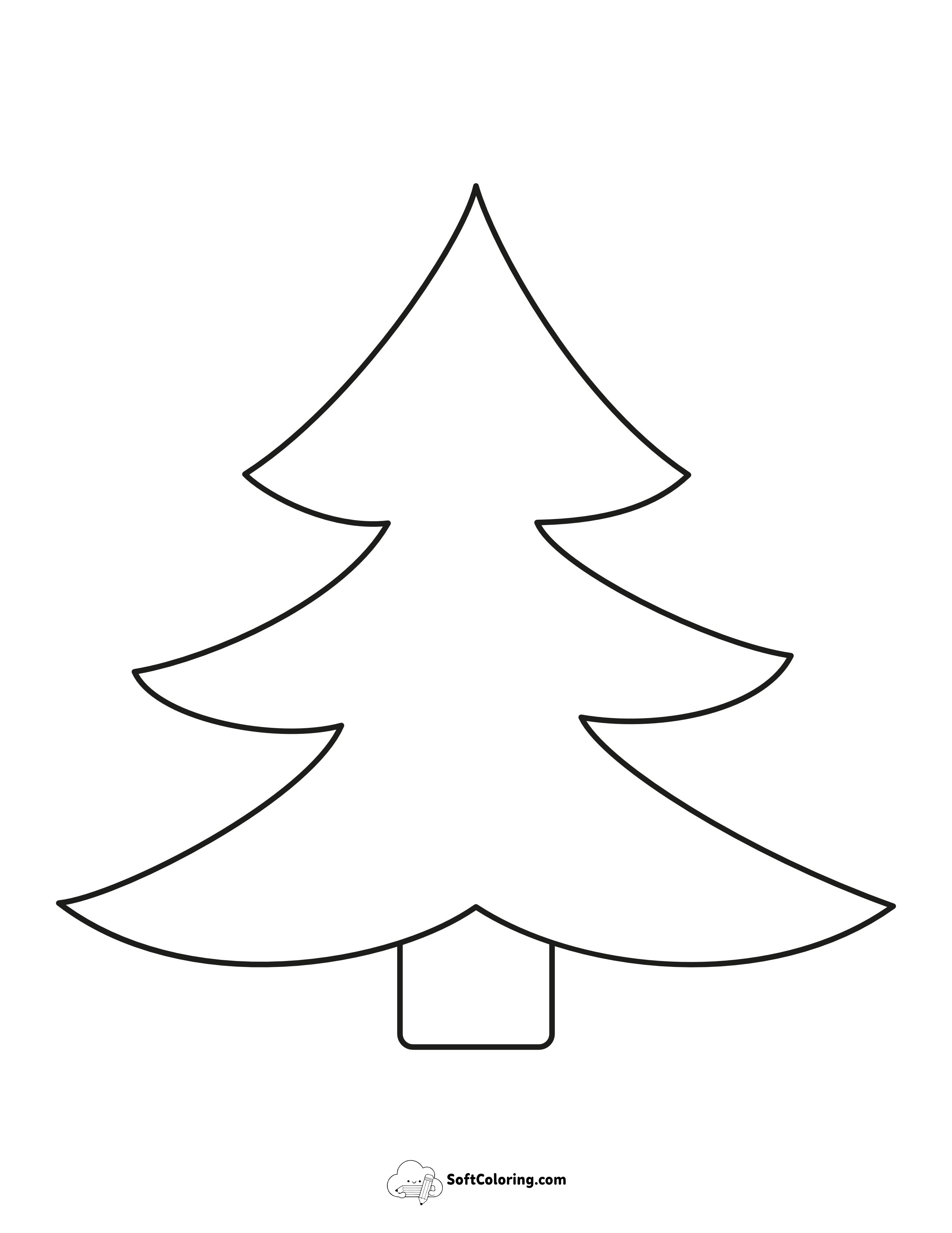Style 8: Large Classic Xmas Tree Shape