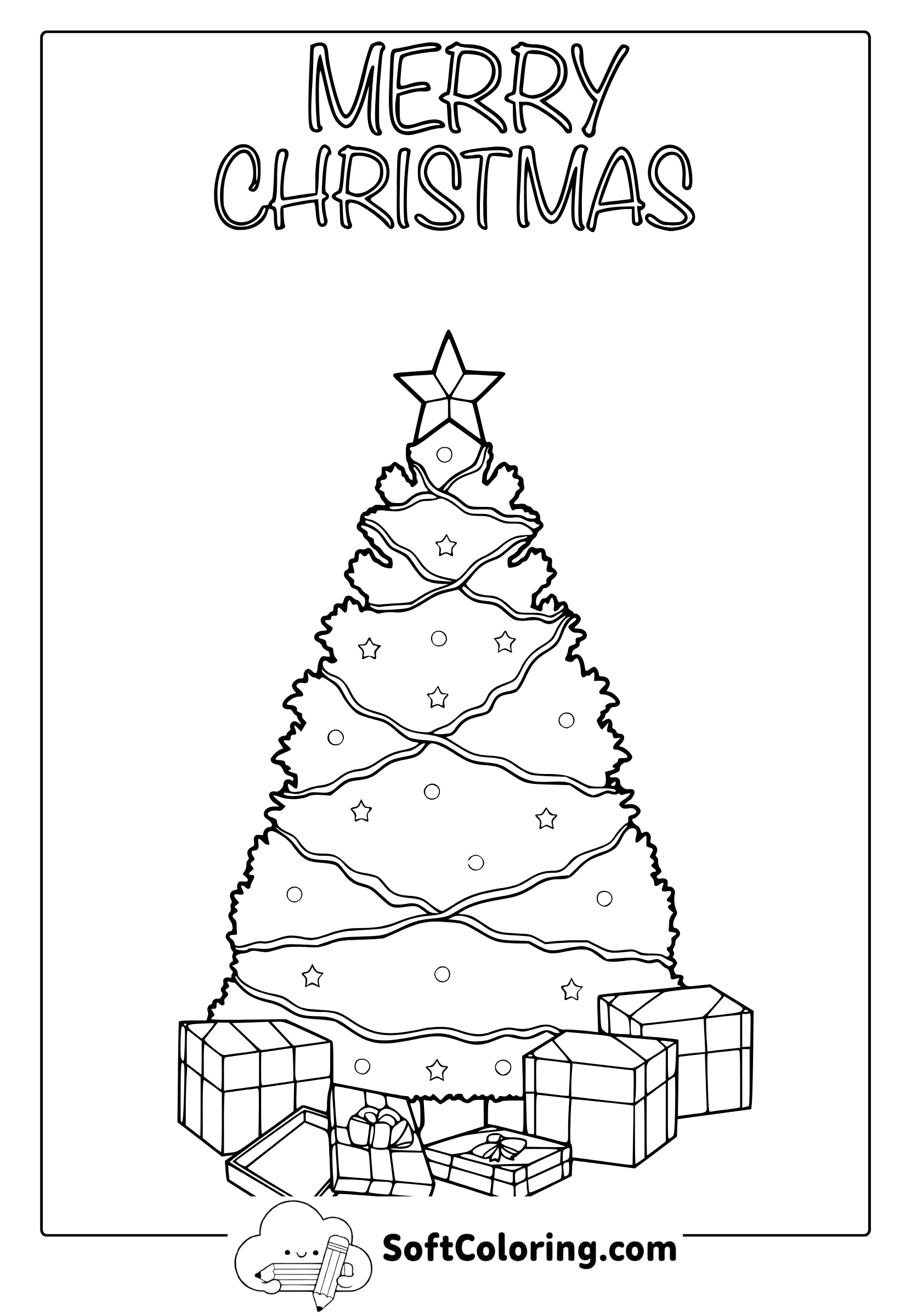 christmas tree with presents