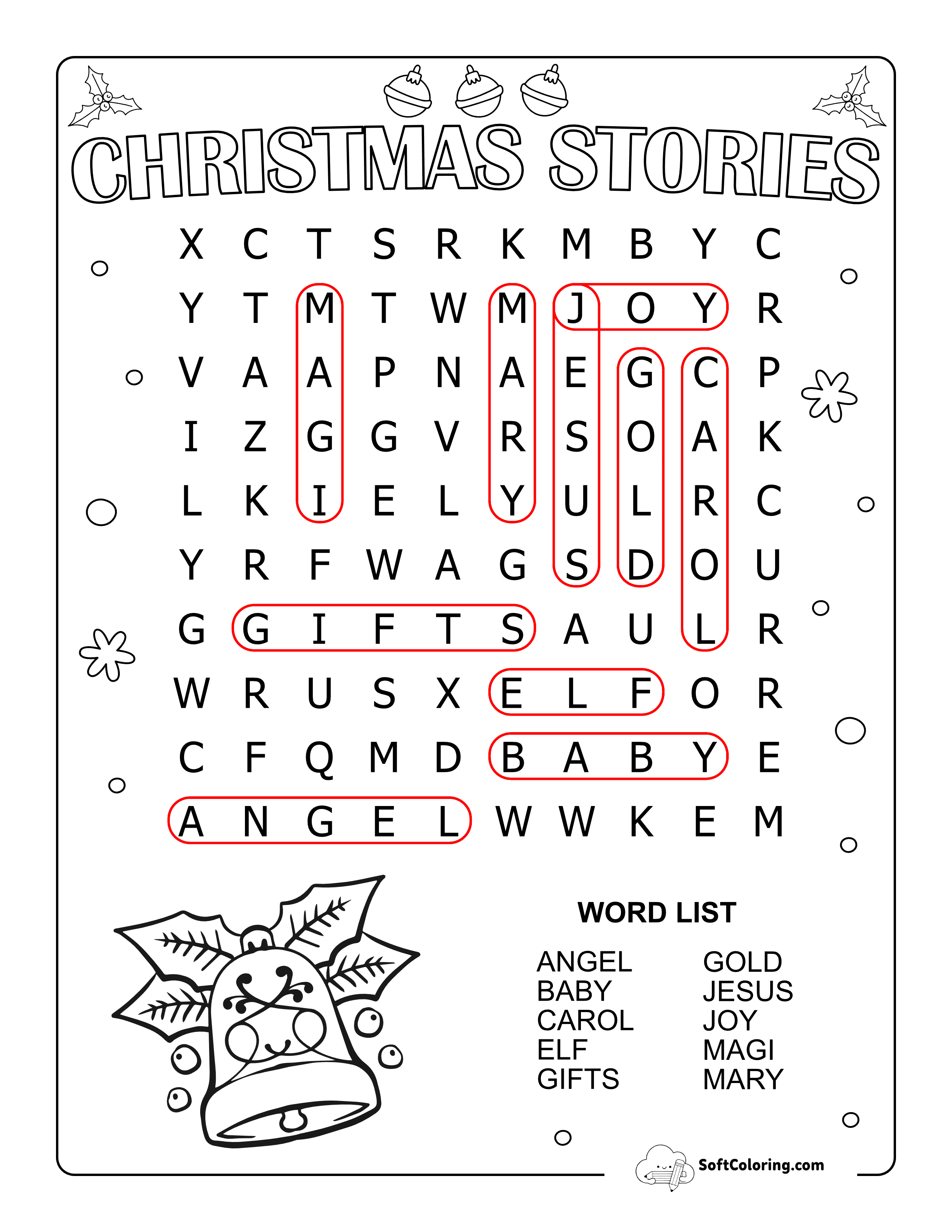 Easy Christmas Stories Solution