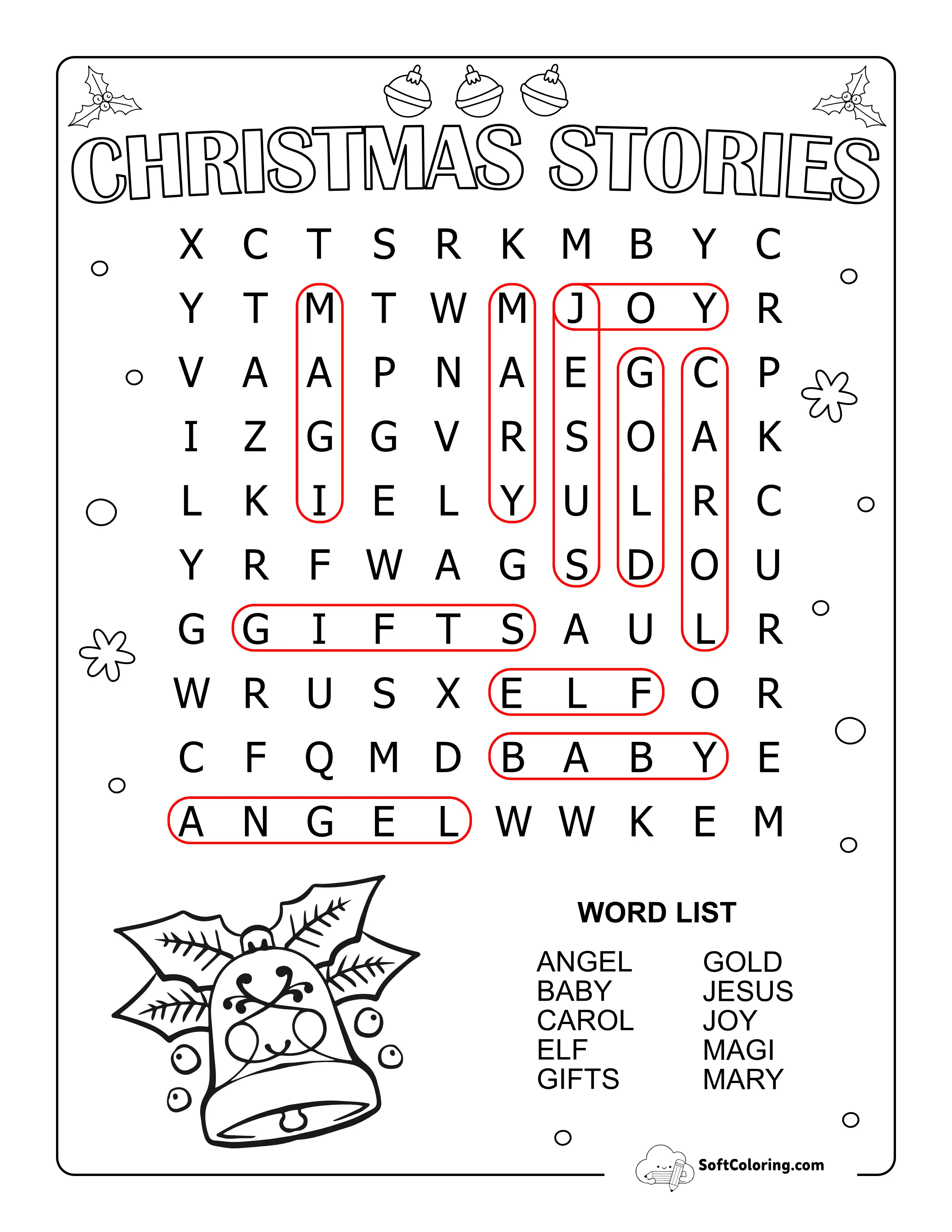 Easy Christmas Stories Solution