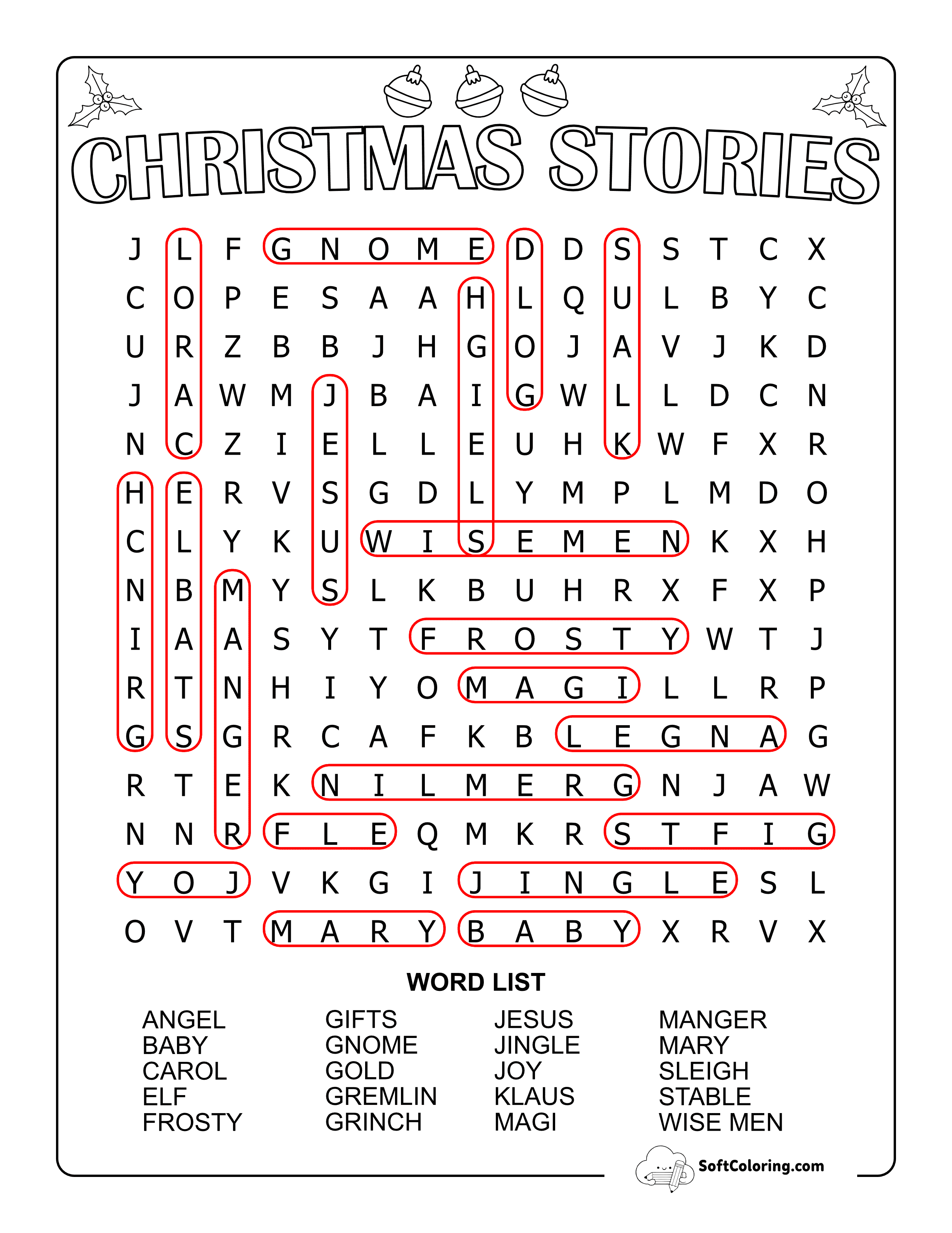 Medium Christmas Stories Solution