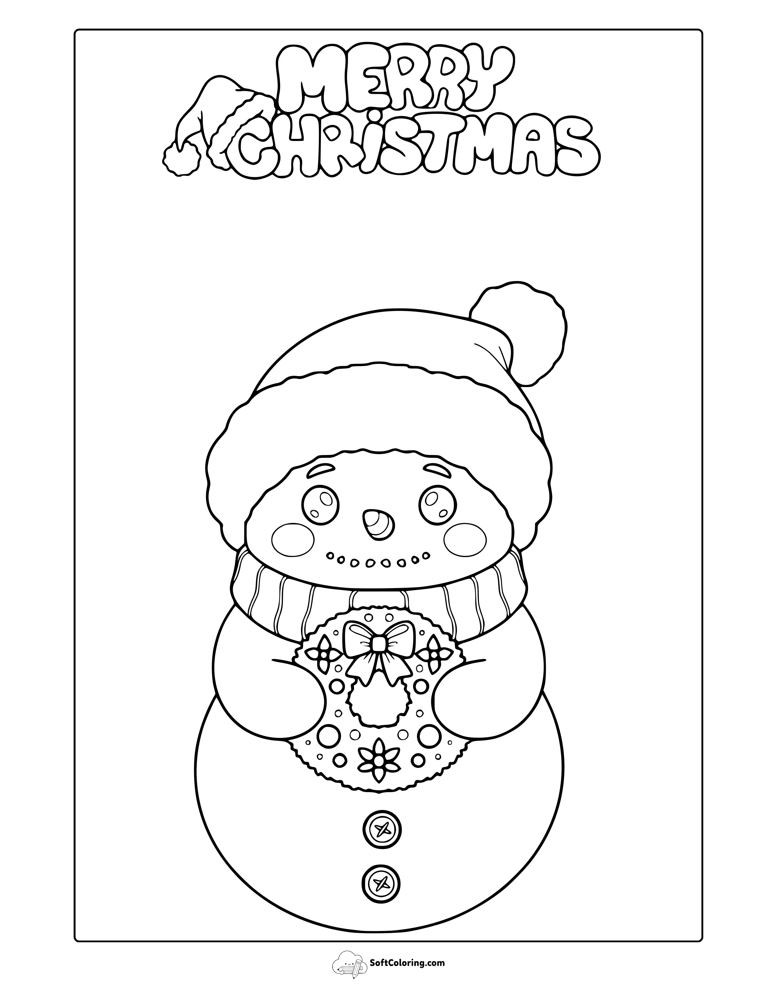 Cute Christmas Snowman