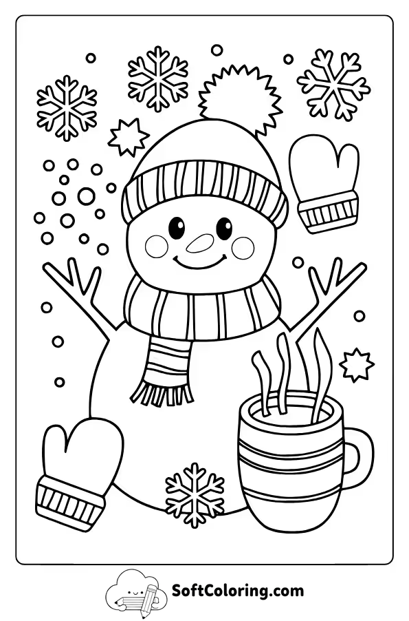 Cute January Coloring Pages