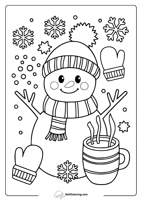 Cute January Coloring Pages