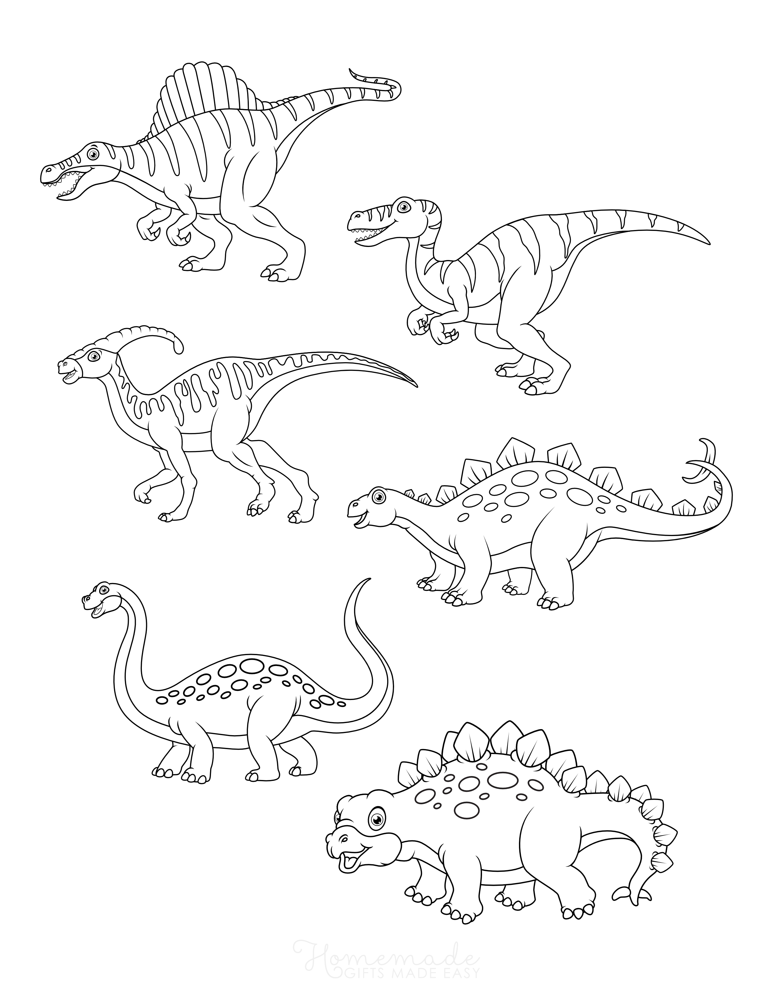 Download: 6 mini Dinosaurs PDF