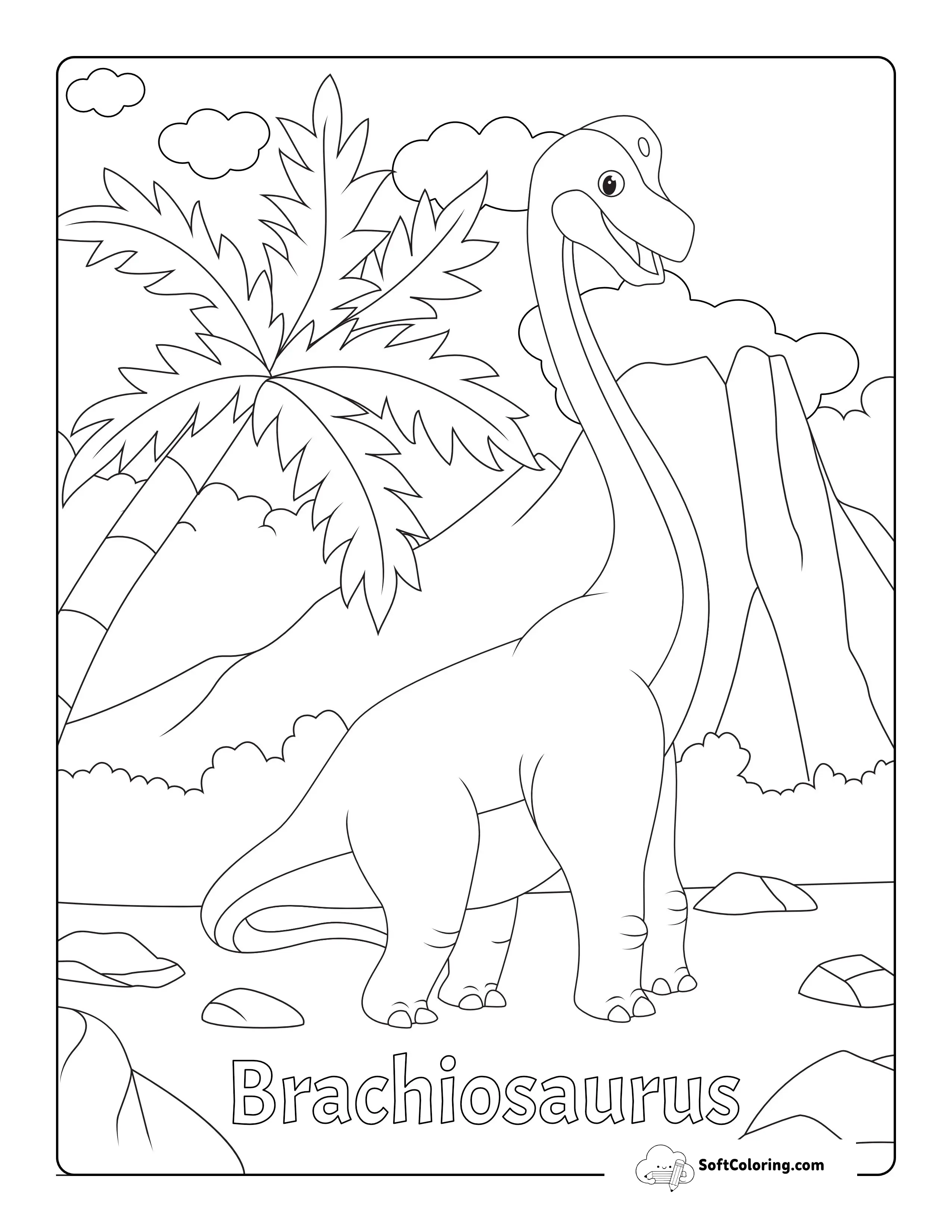 Brachiosaurus Coloring