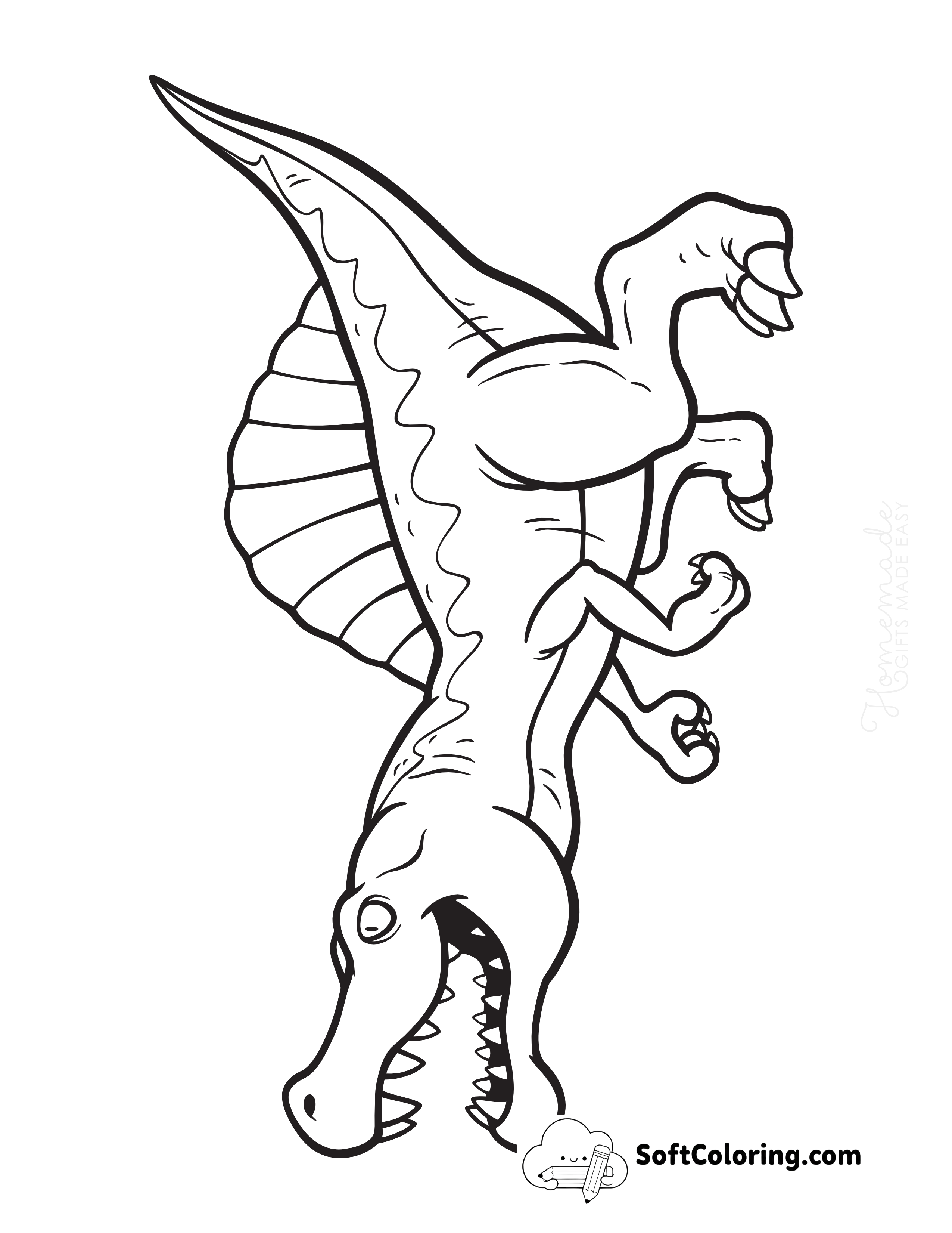 Spinosaurus Coloring Page