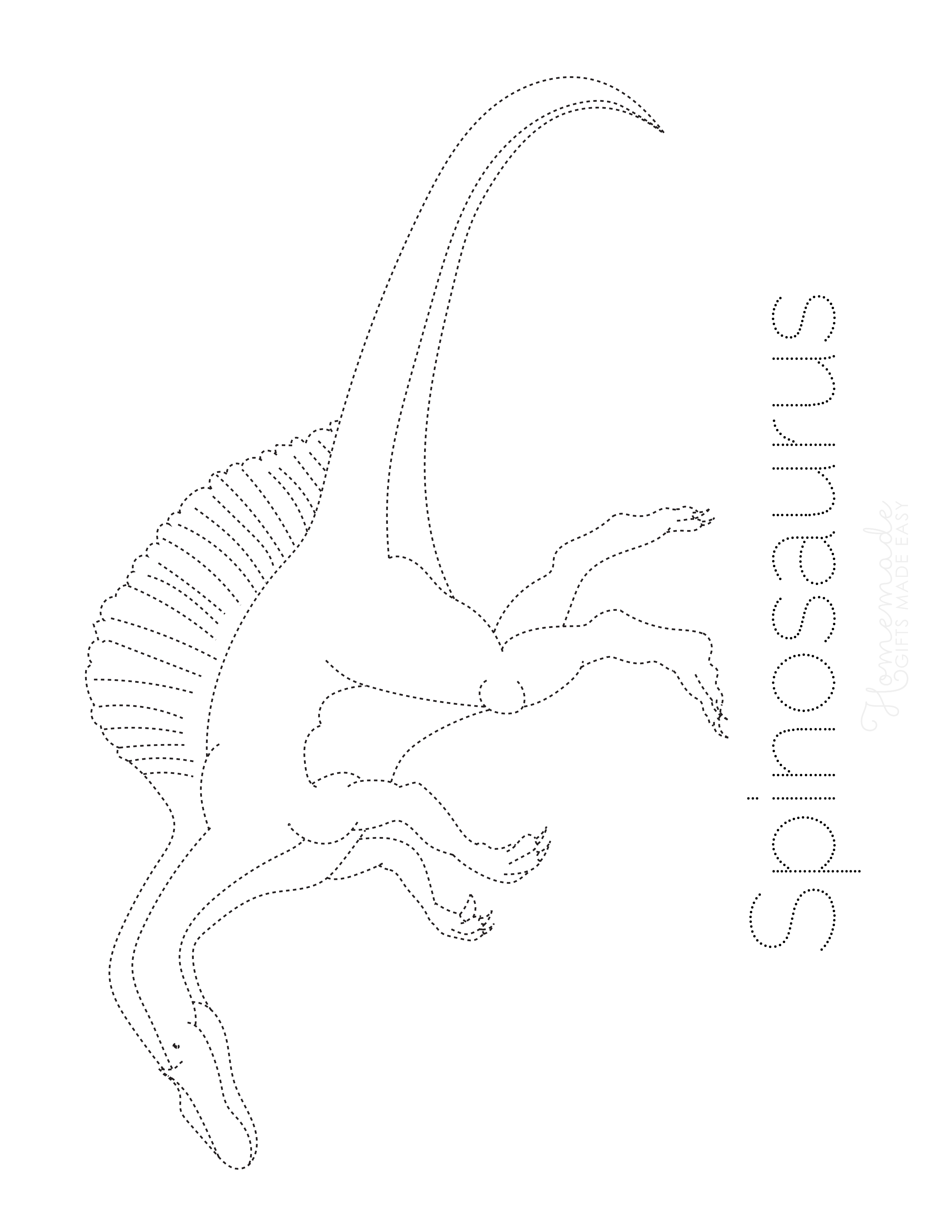 Spinosaurus Dinosaur Tracing Picture