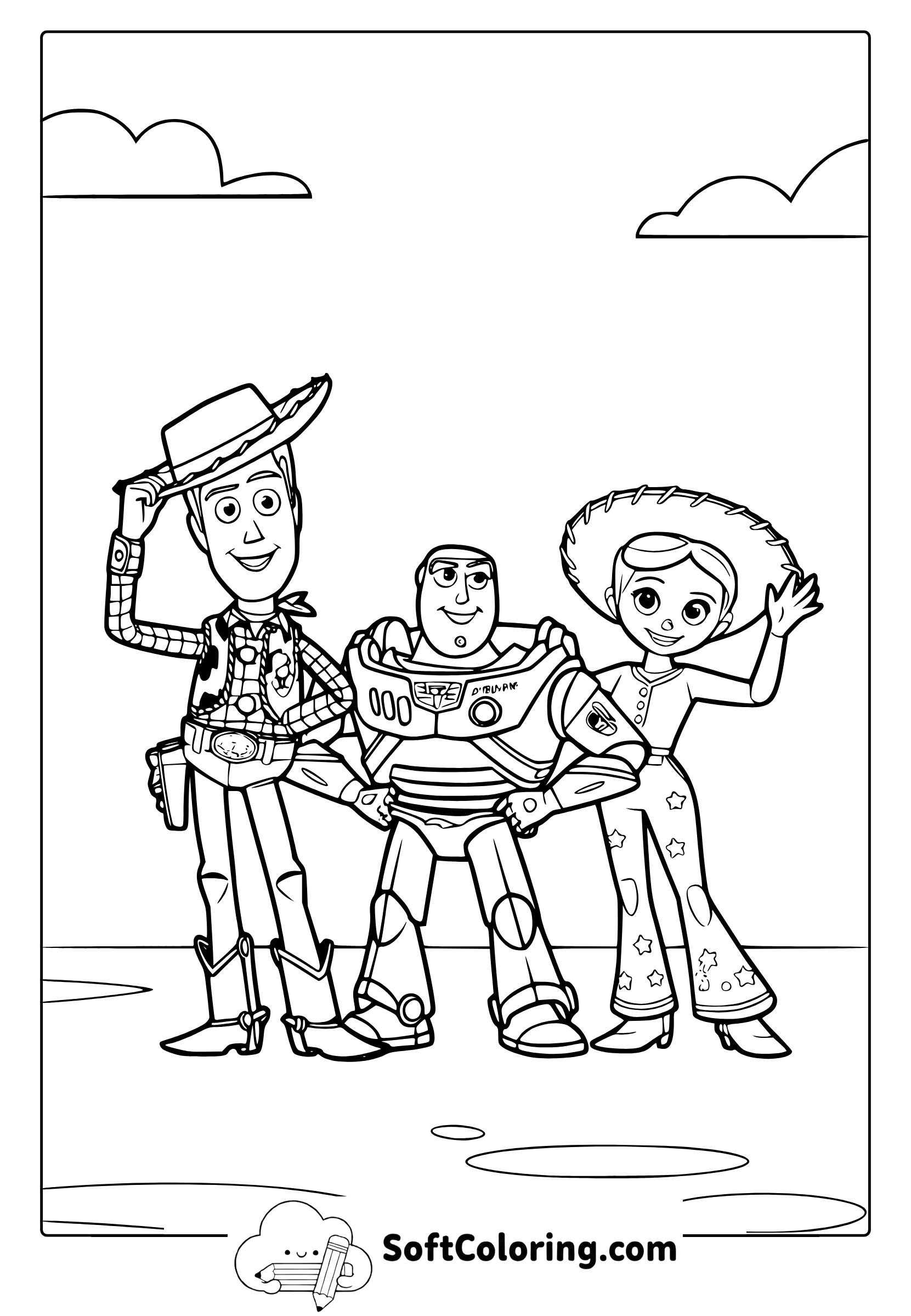 disney toy story coloring pages