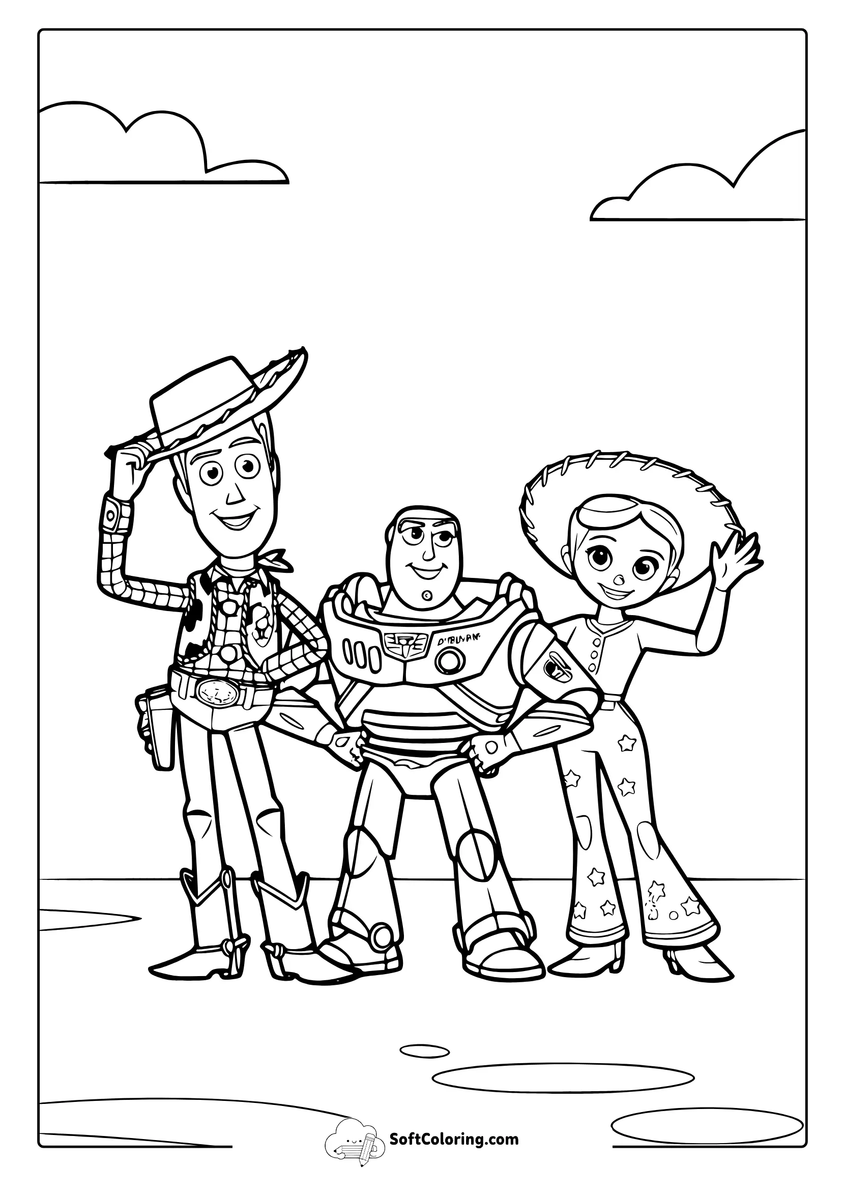 Disney Toy Story Coloring Pages