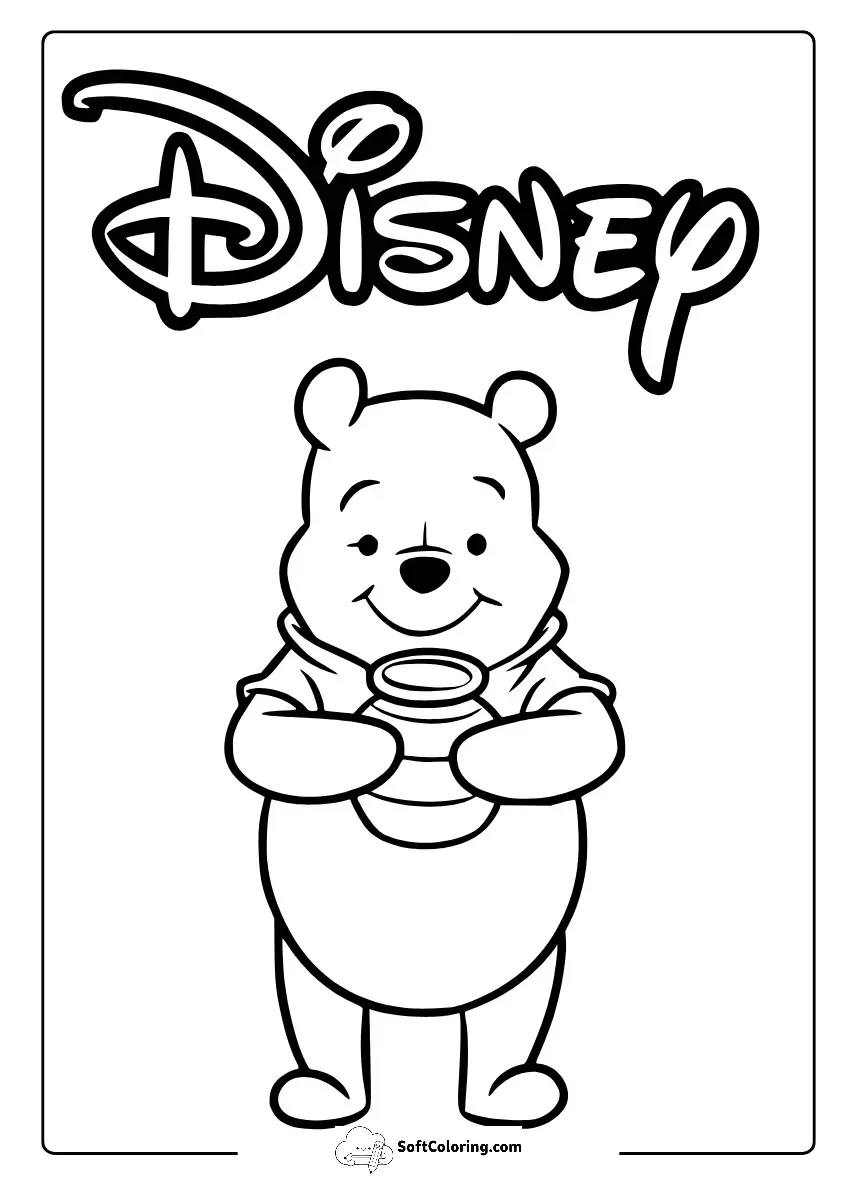 Disney Winnie The Pooh Coloring Pages