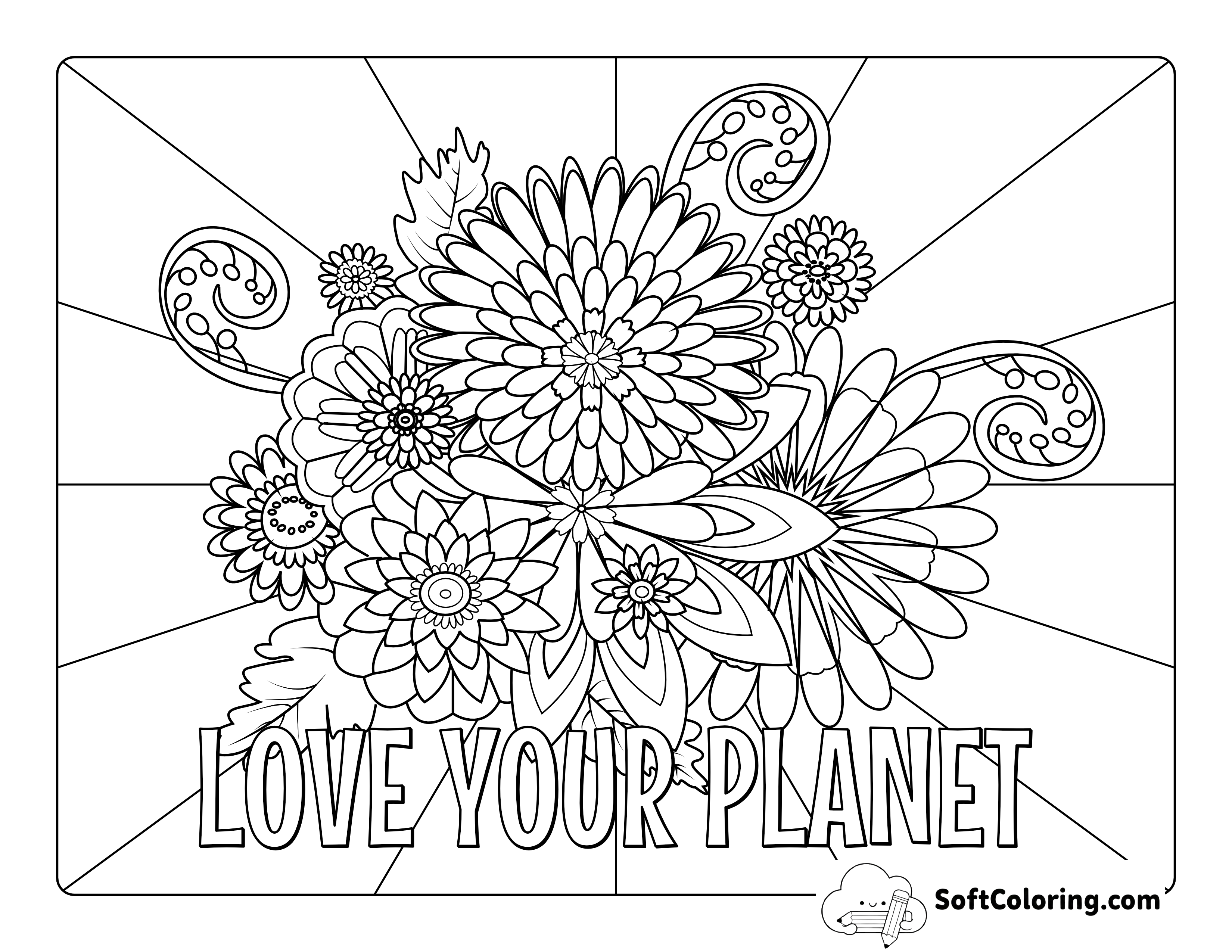 "Love Your Planet" Doodle for Teens