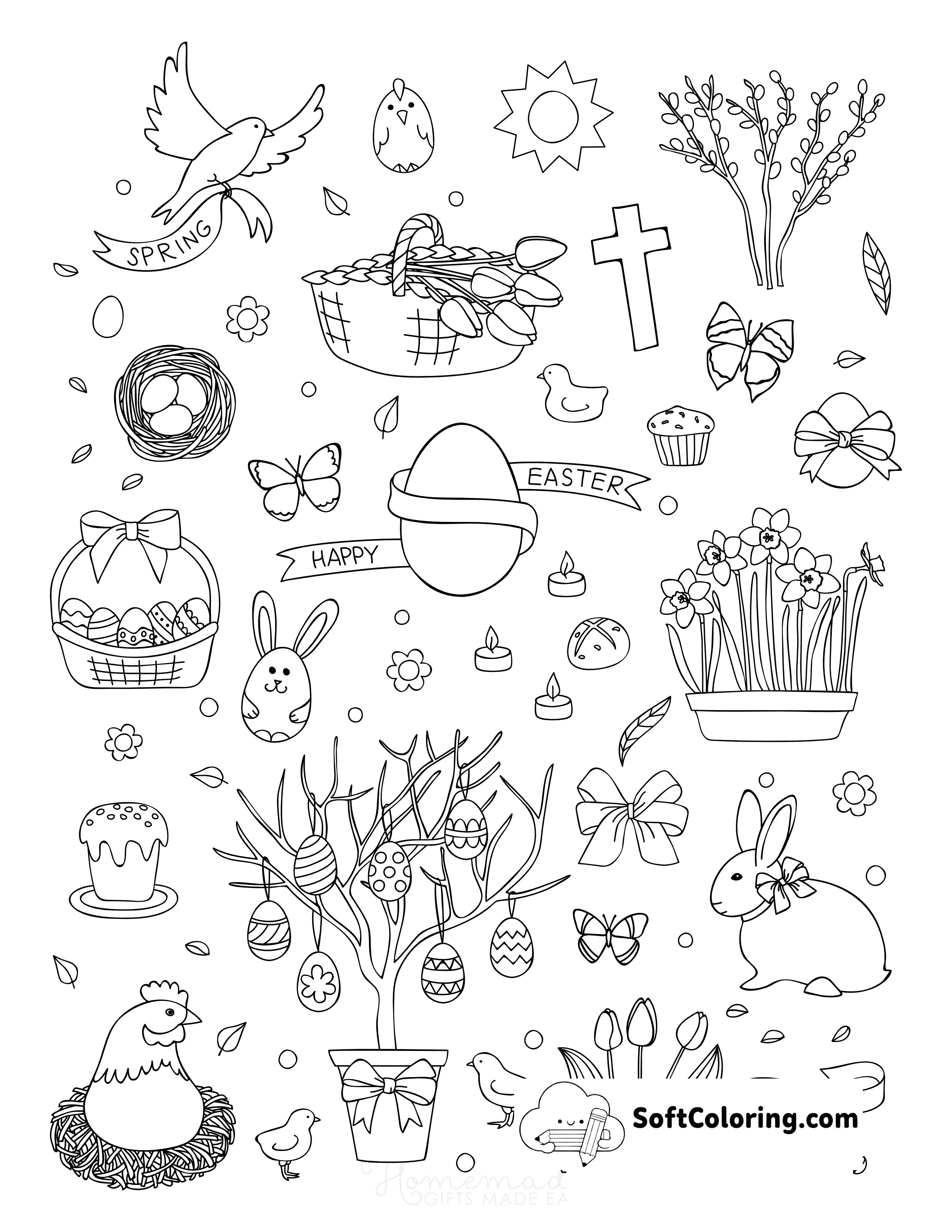 Easter Coloring Page