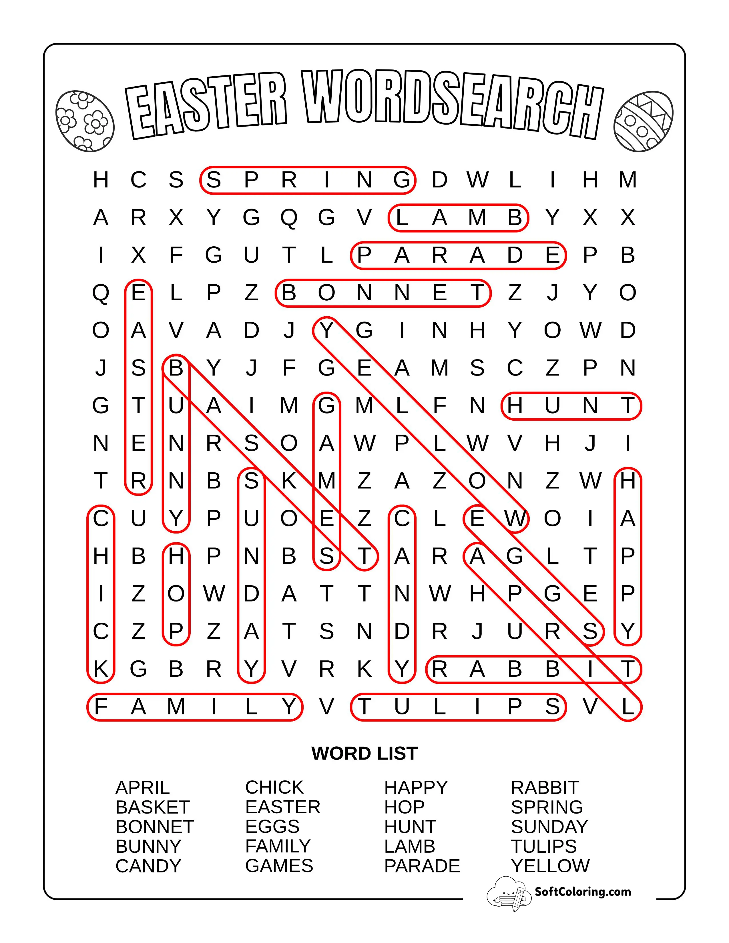 Medium Easter Solution