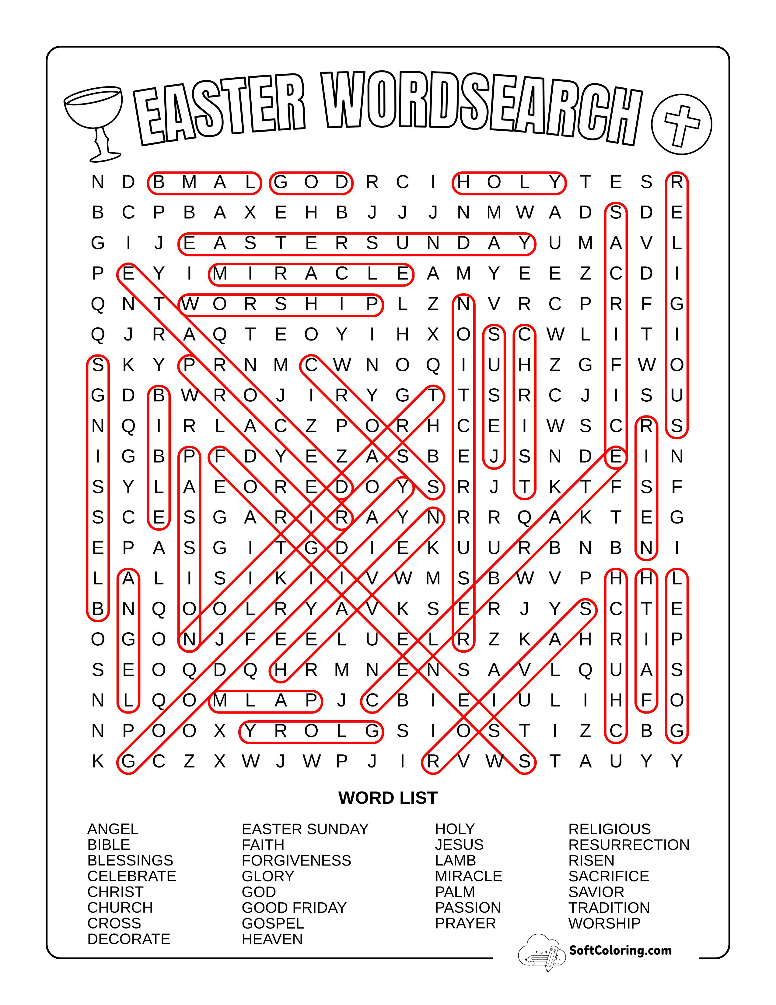 Hard Religious Easter Solution