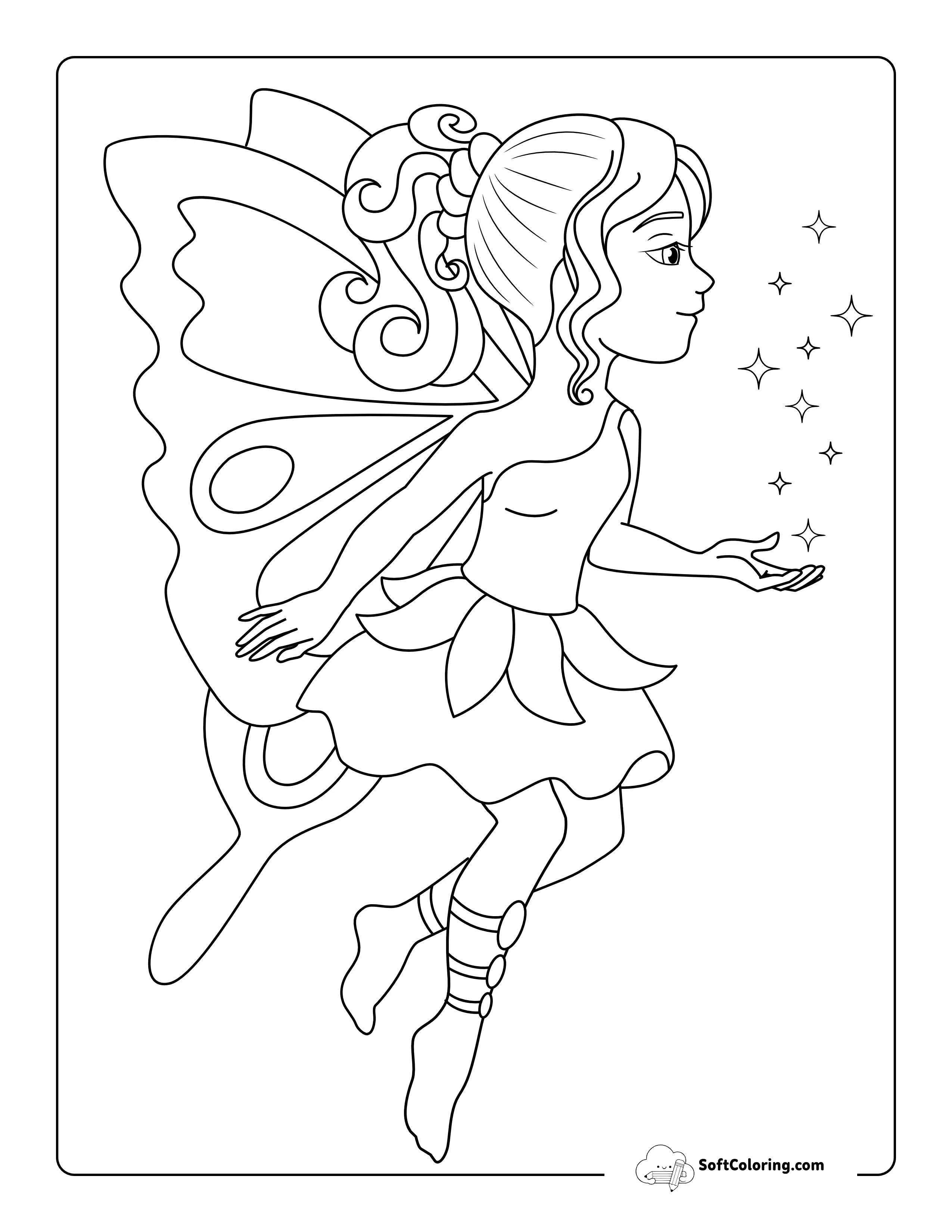 Butterfly Fairy Picture For Kids