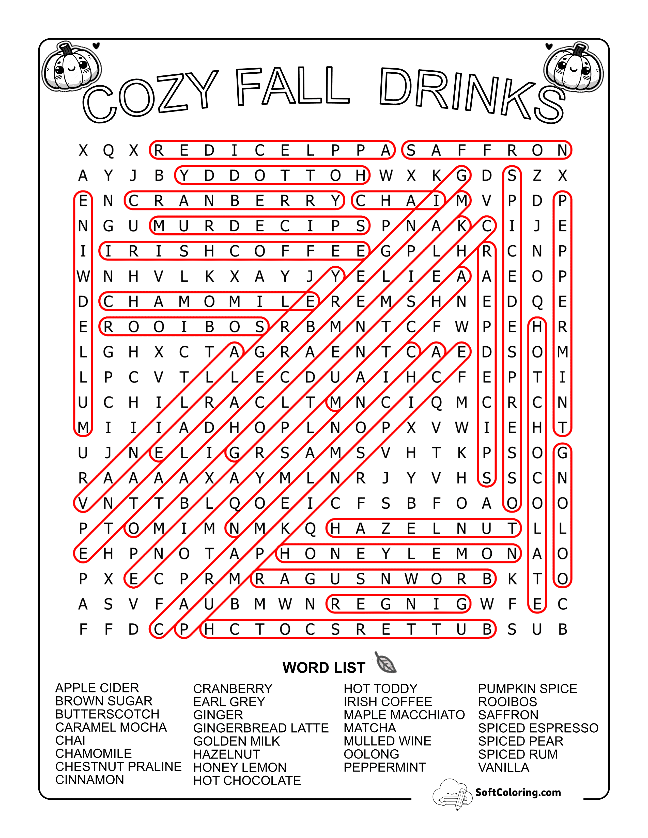 Hard Cozy Drinks Solution