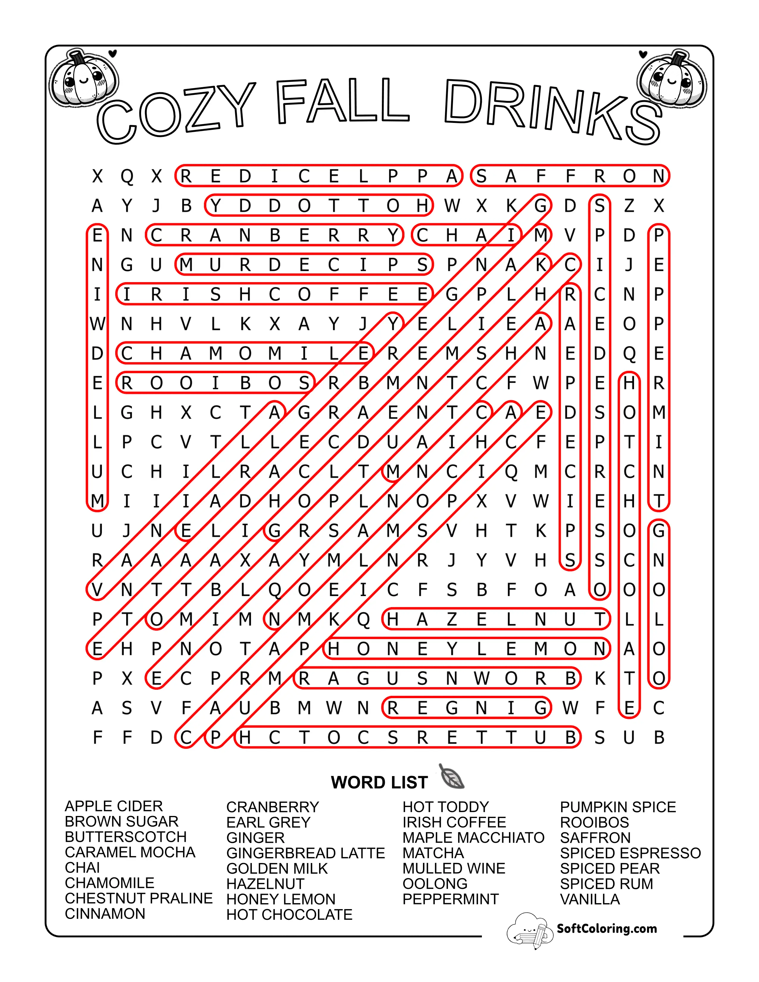 Hard Cozy Drinks Solution