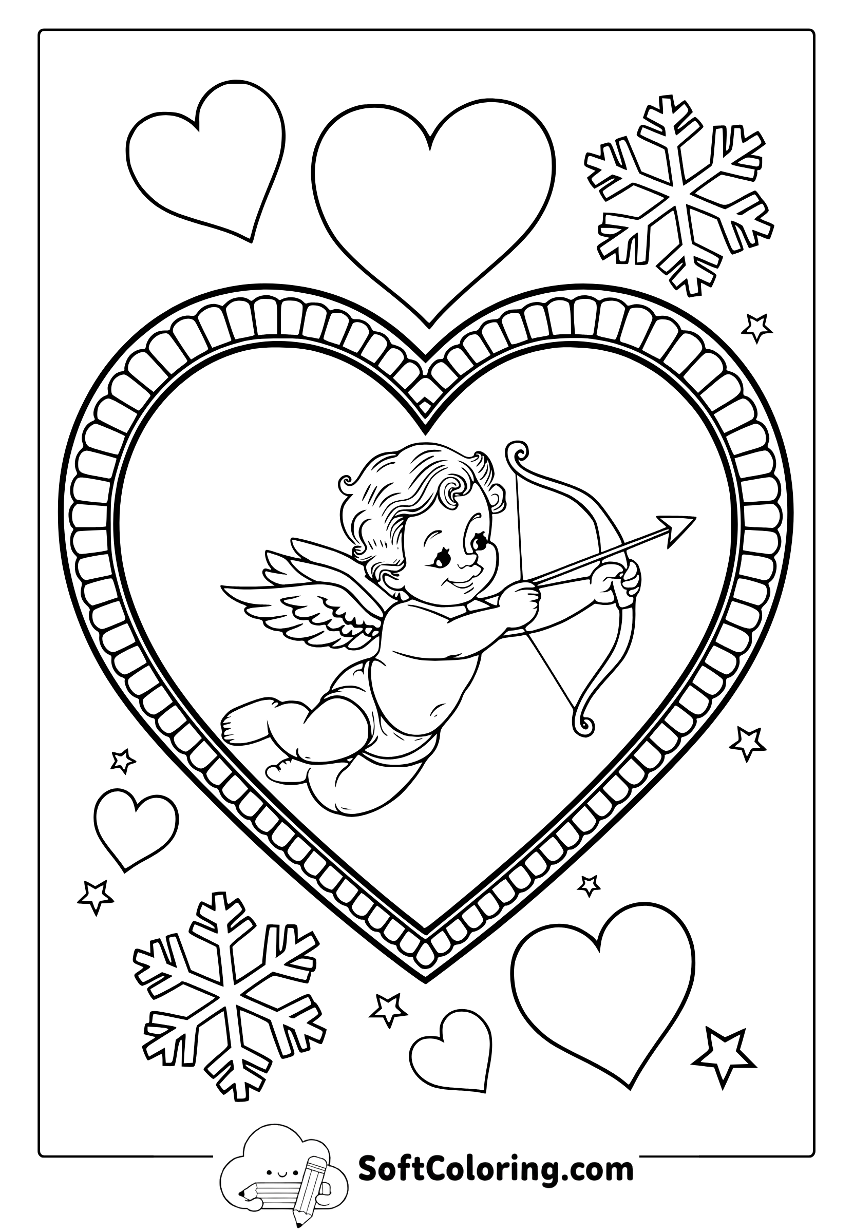 february 14 valentines day coloring pages