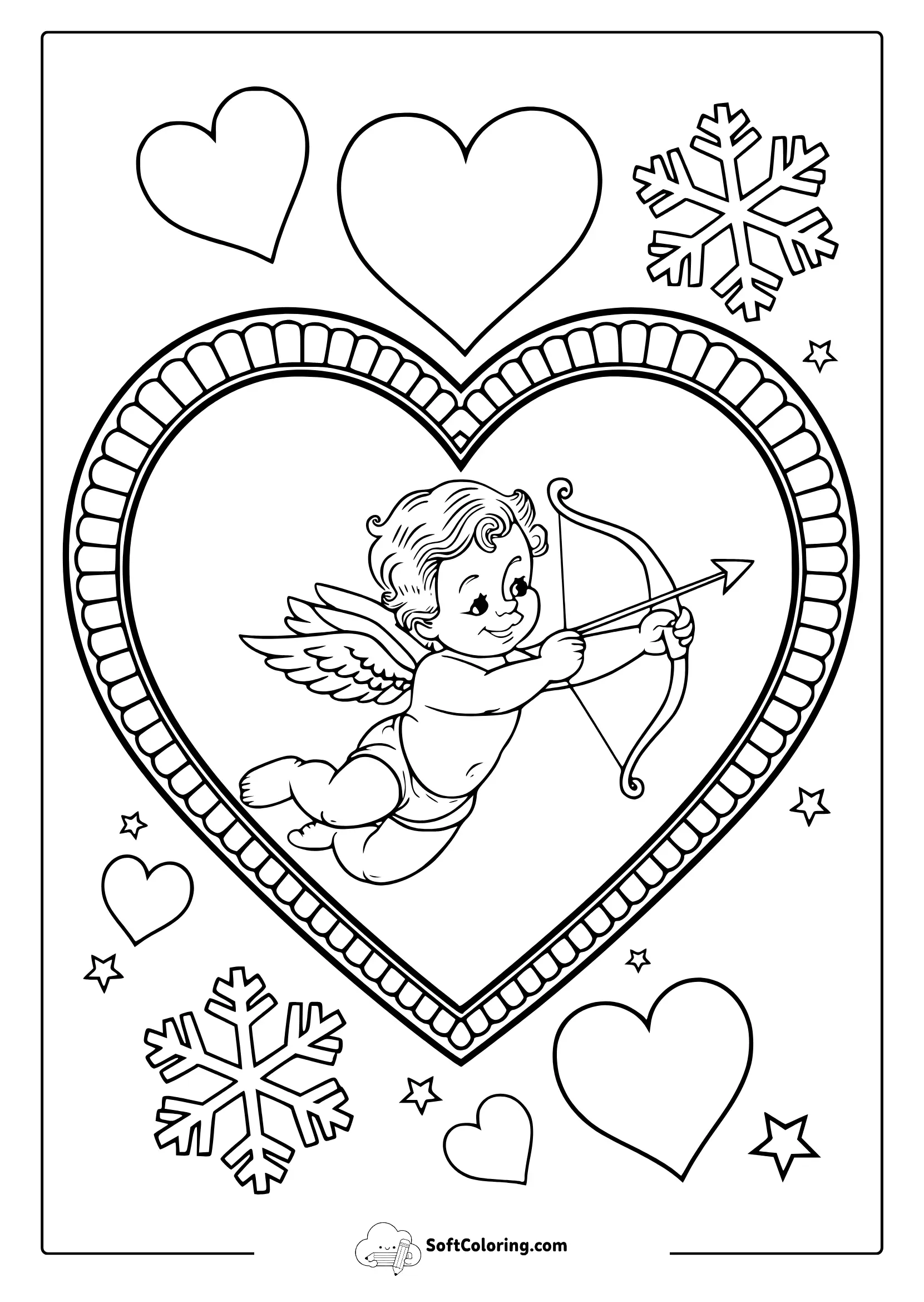 February 14 Valentines Day Coloring Pages