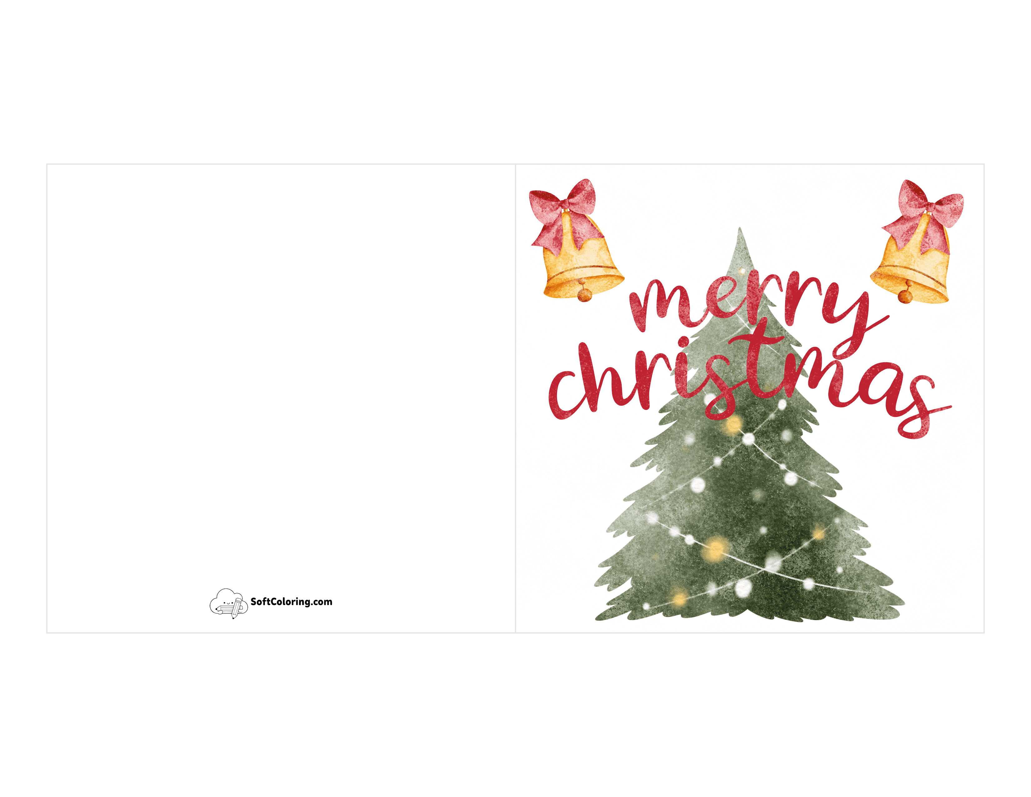 Christmas Tree Printable Card