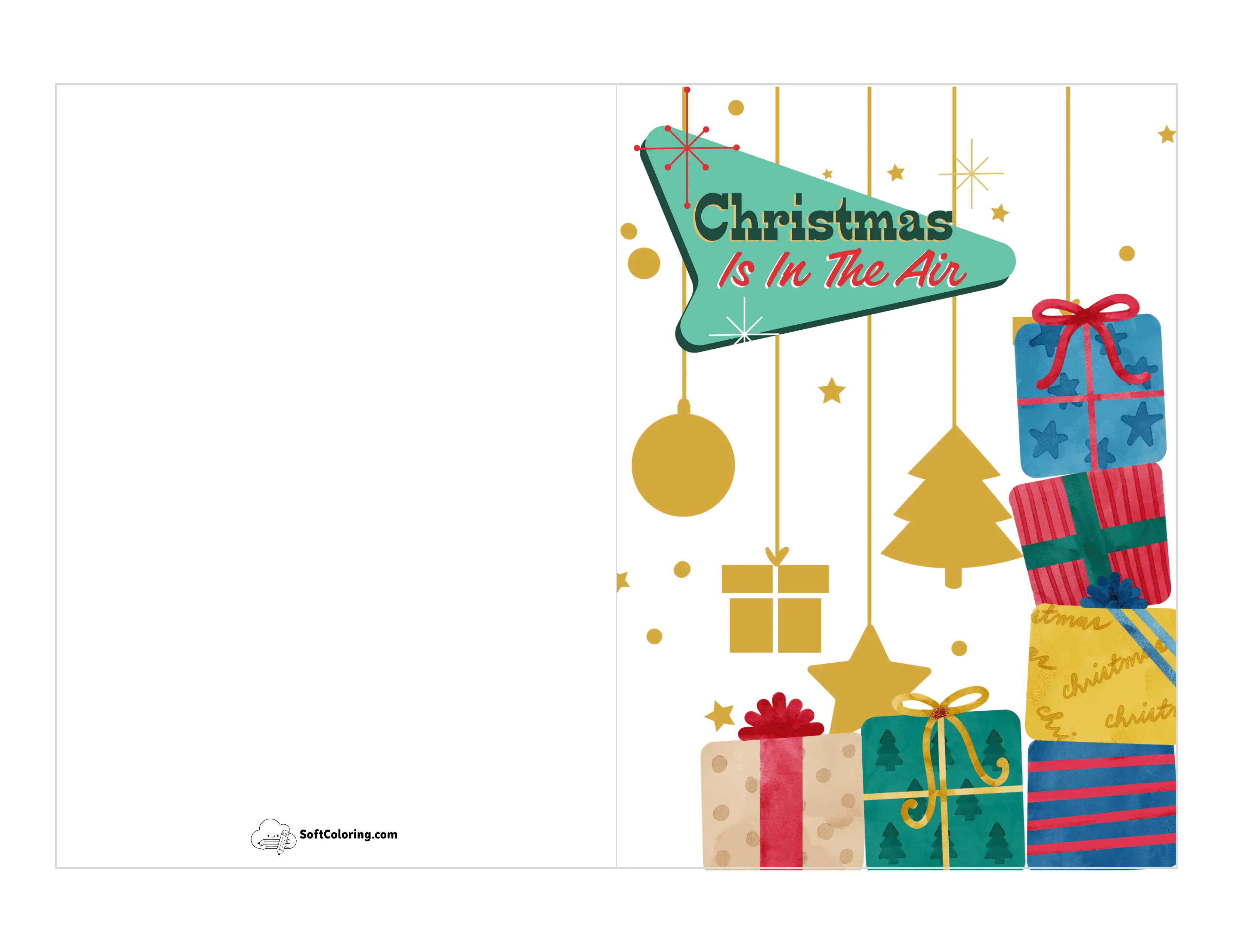 Retro Christmas Is In The Air Card