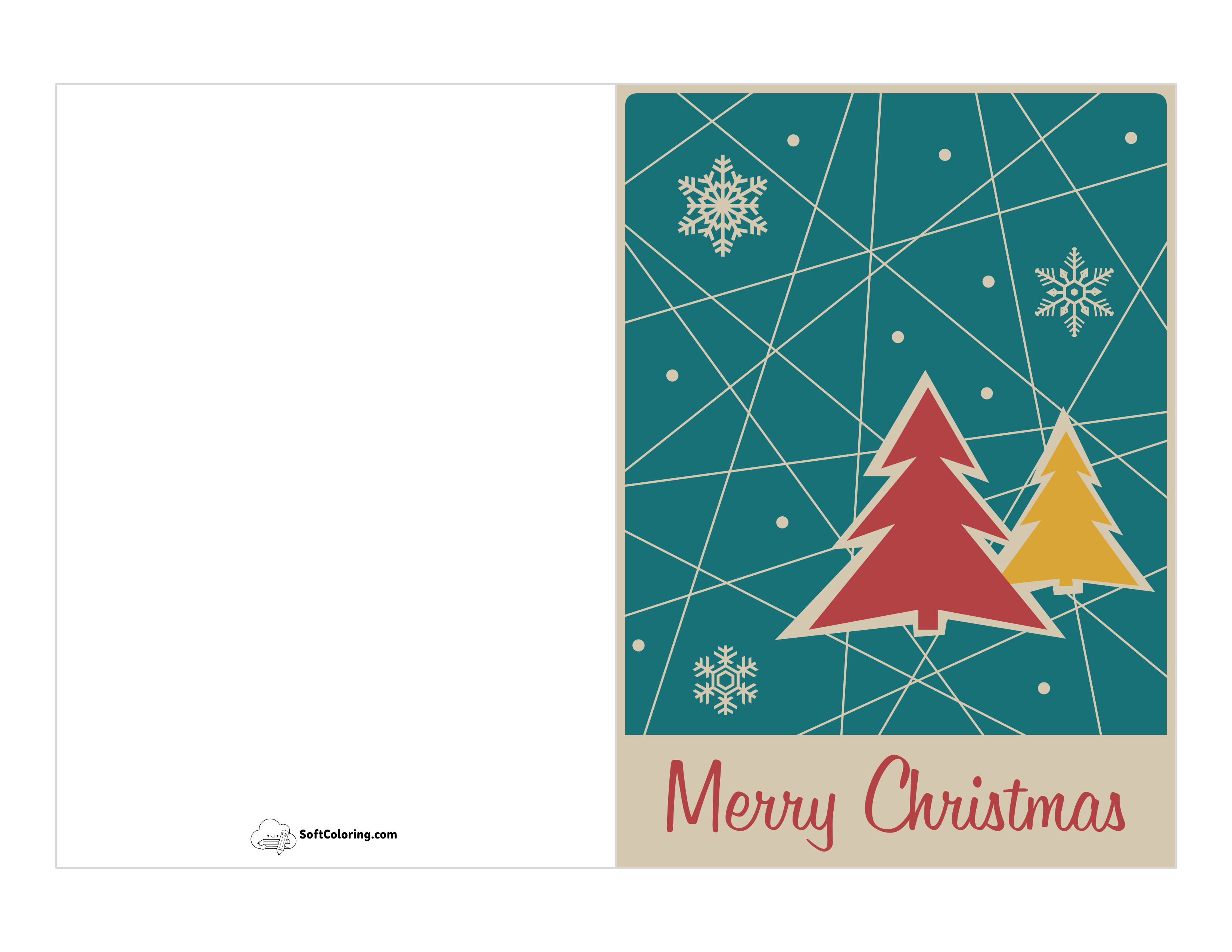 Vintage Merry Christmas Card