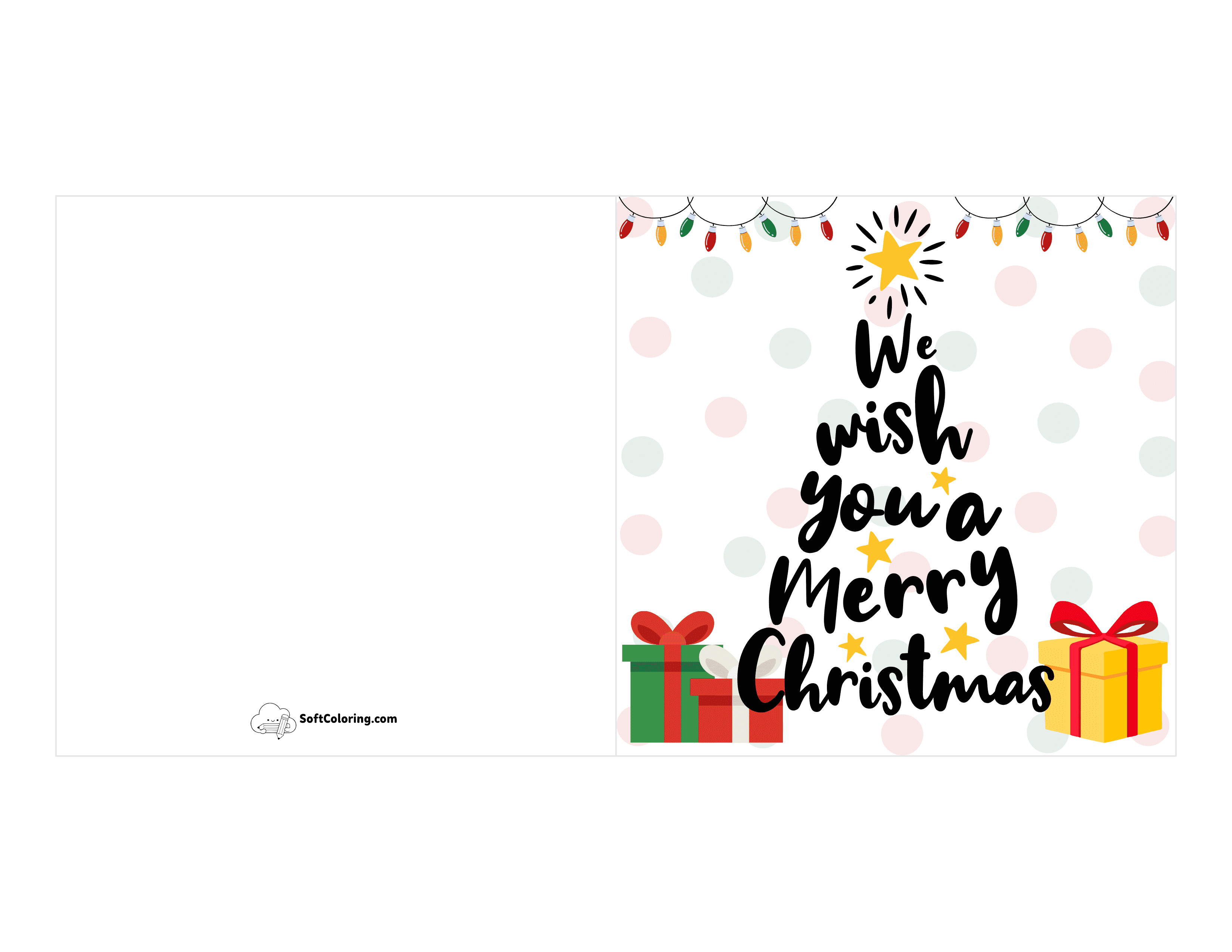 "We Wish You A Merry Christmas" Card
