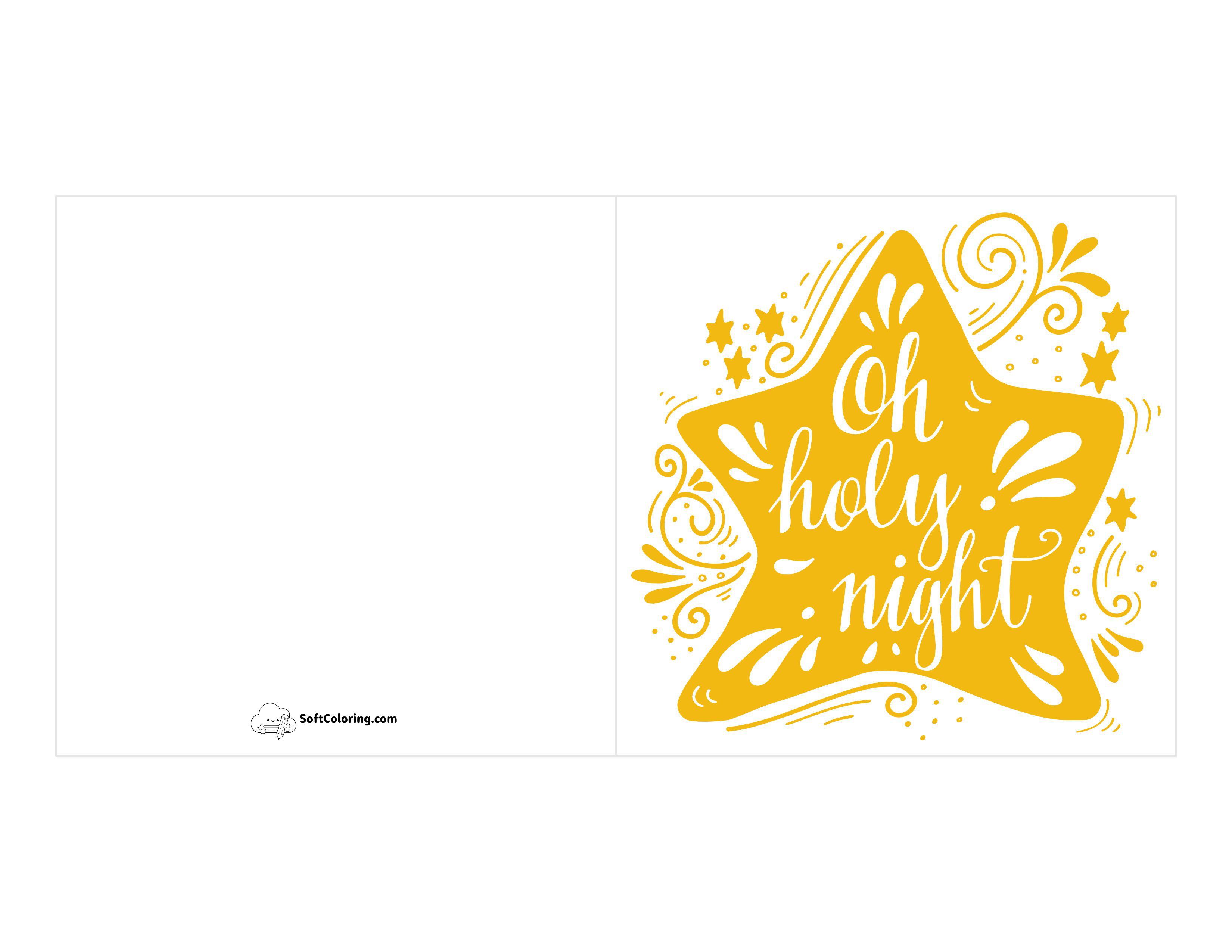 "Oh Holy Night" Free Christmas Card
