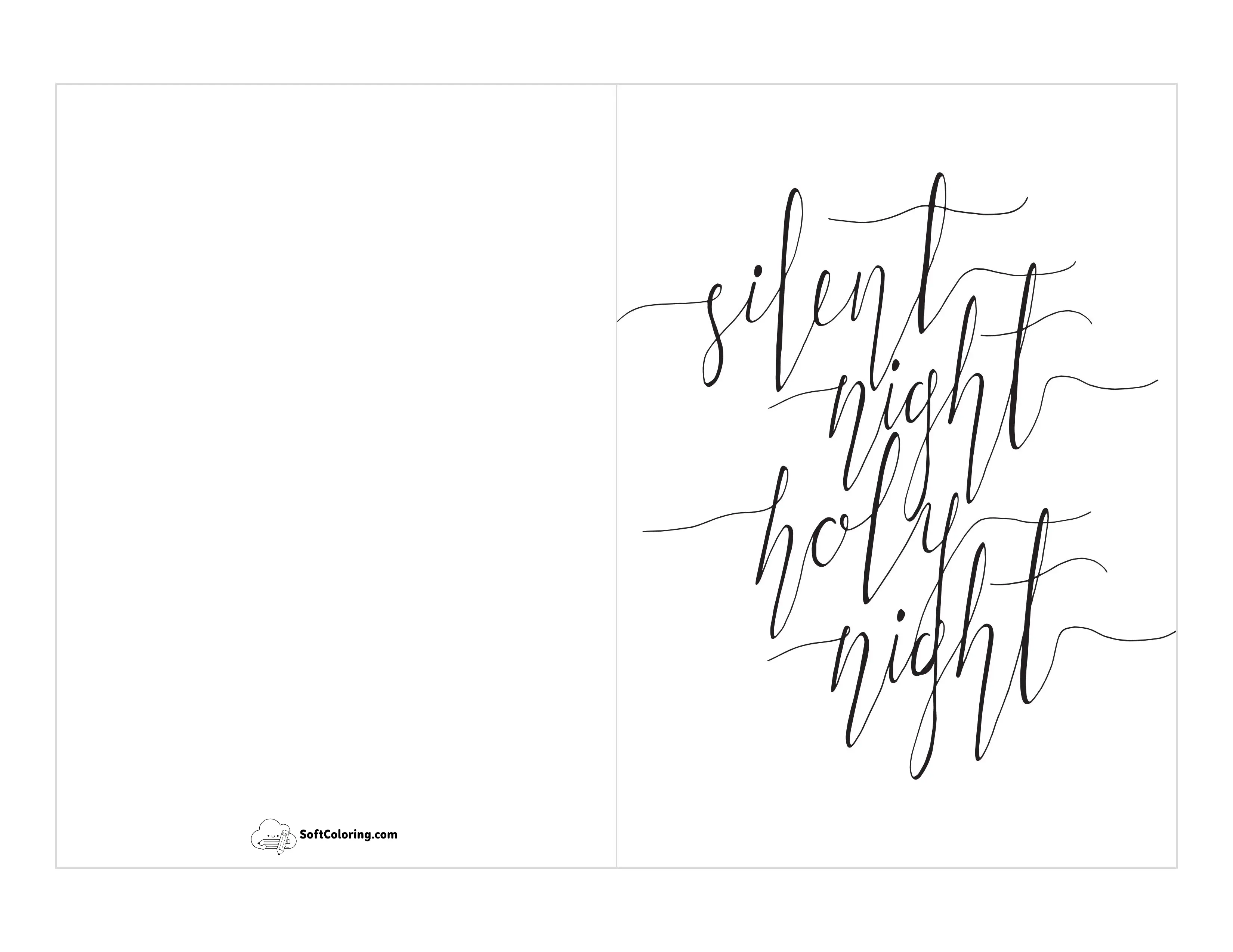 Religious Printable Christmas Card