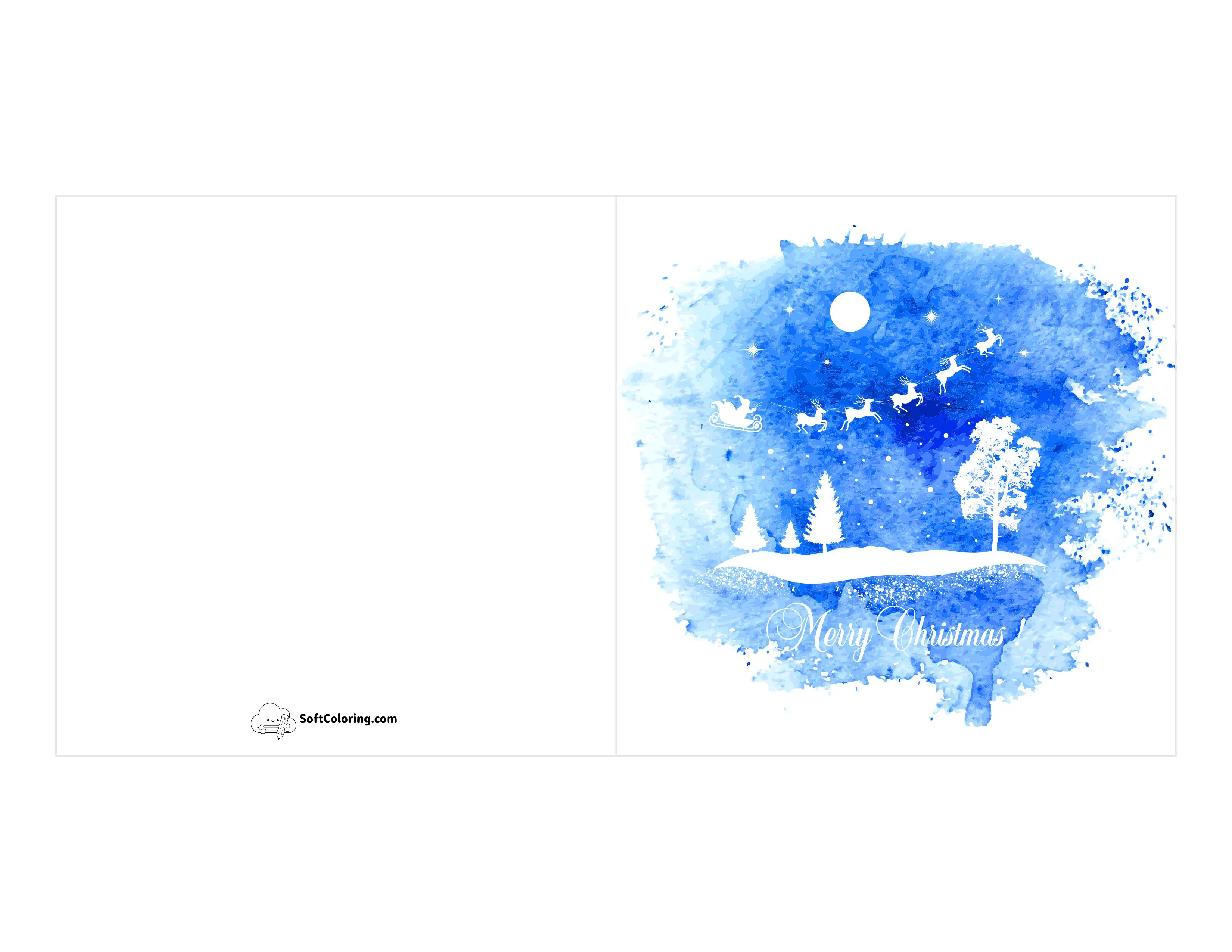 Christmas Eve Printable Card Template