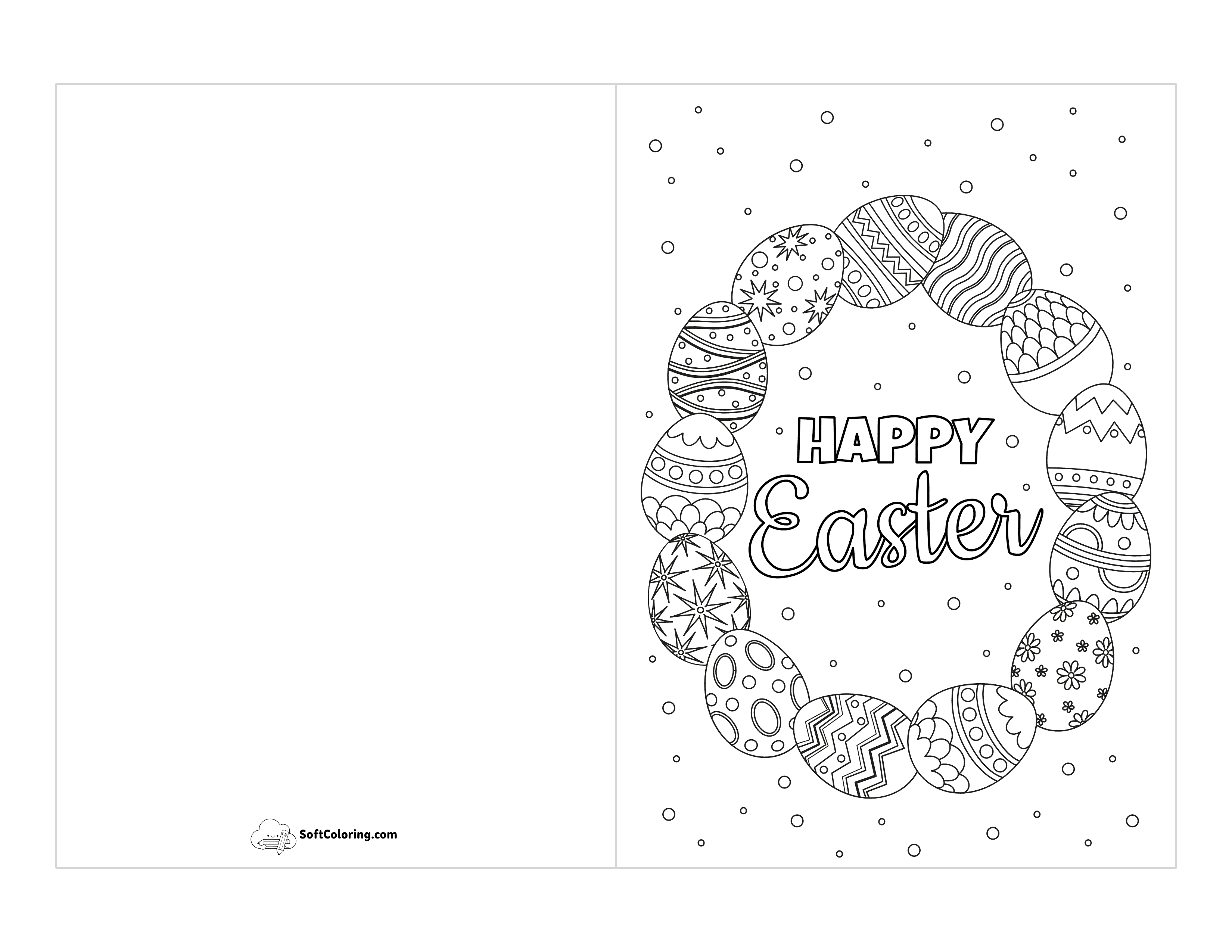 Free Printable Easter Card Template
