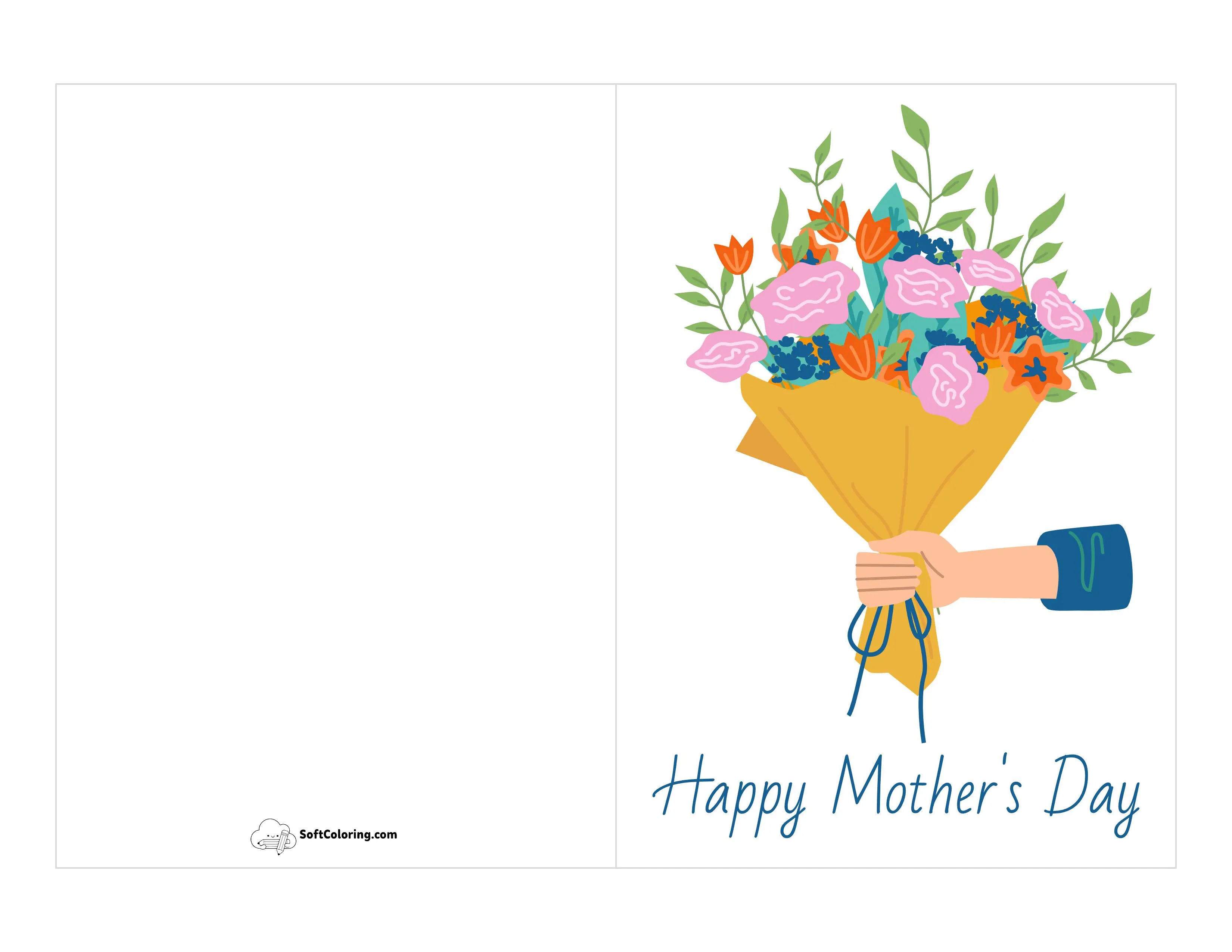 "Happy Mother's Day" Printable Card Template