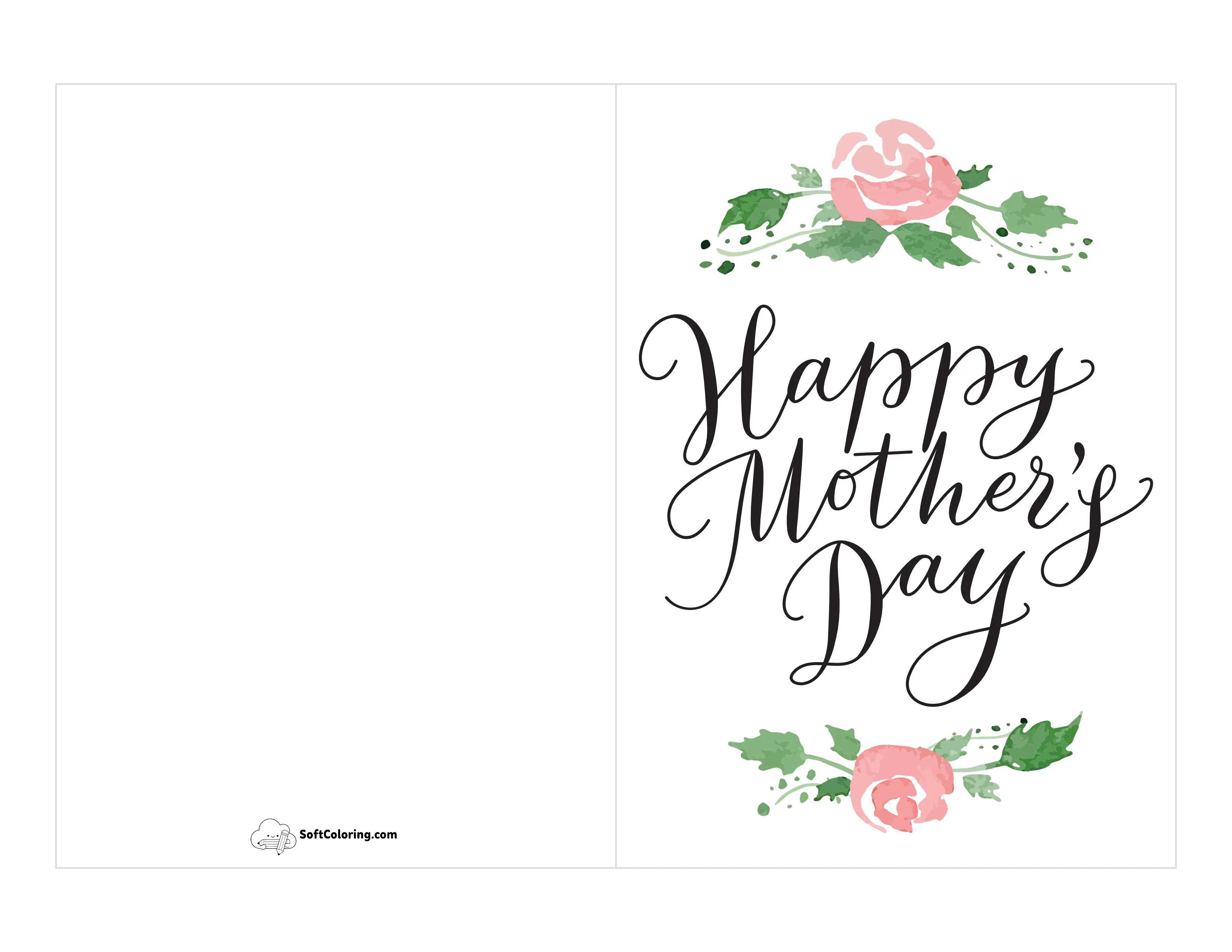 Vintage Roses Mother's Day Card