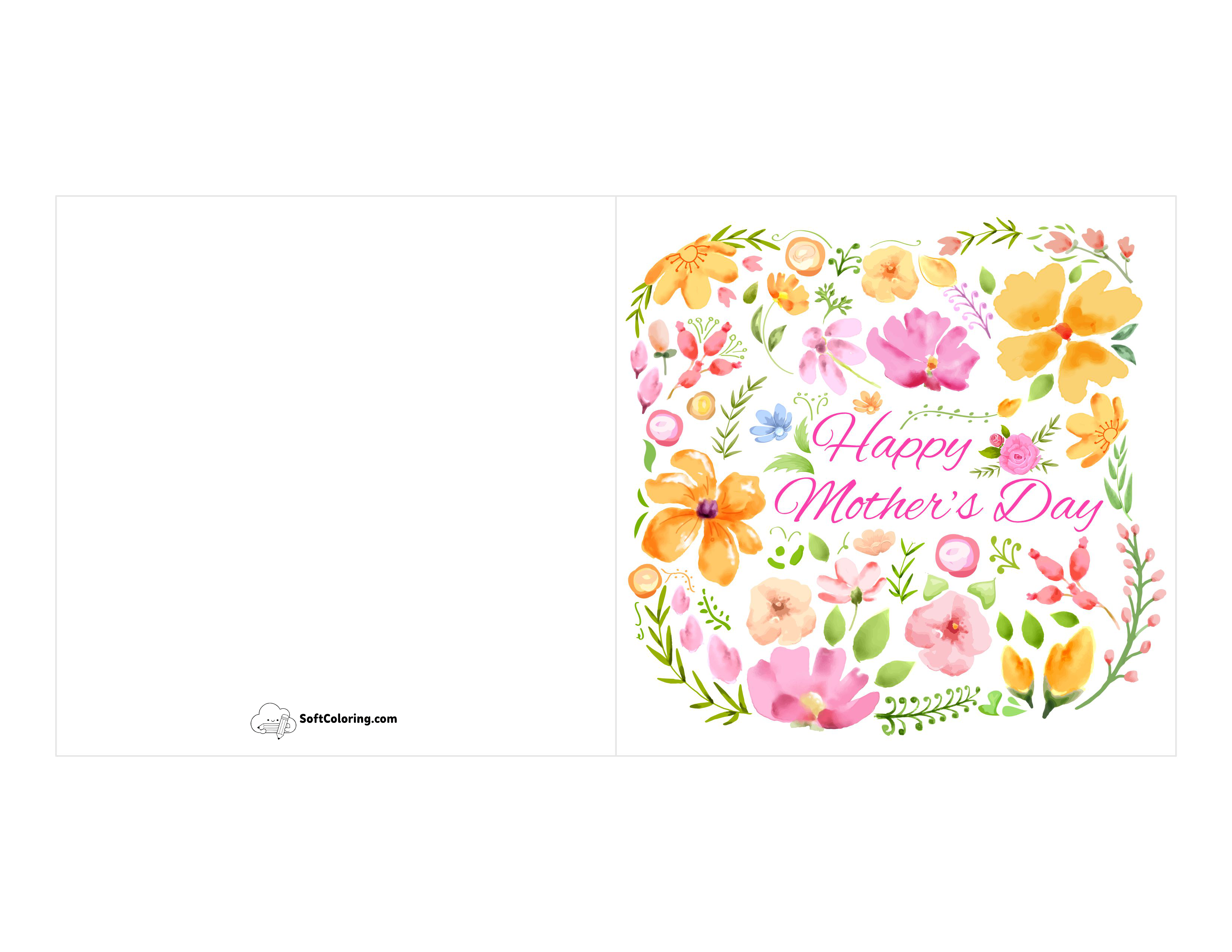 "Happy Mother's Day" Free Card For Mom