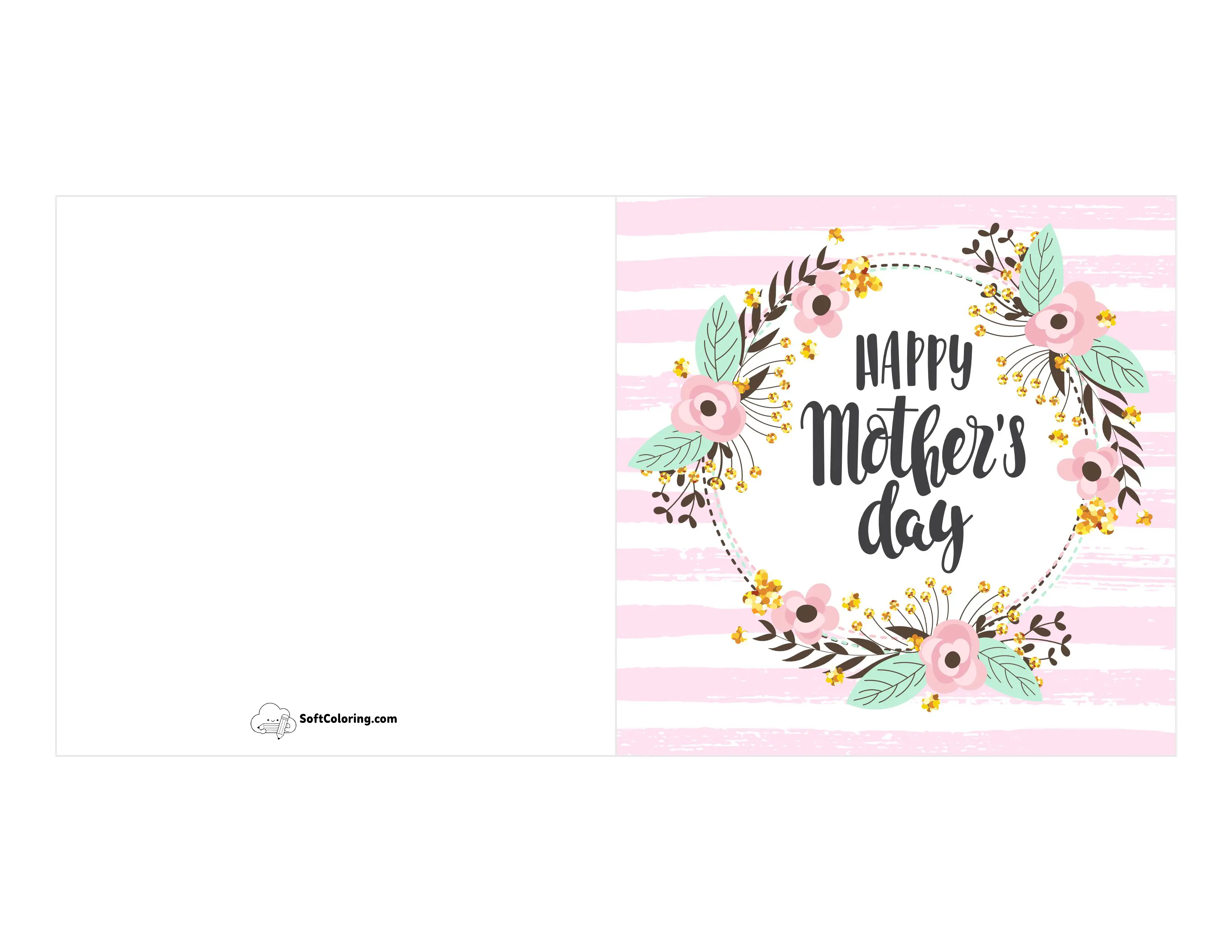 "Happy Mother's Day" Printable Card