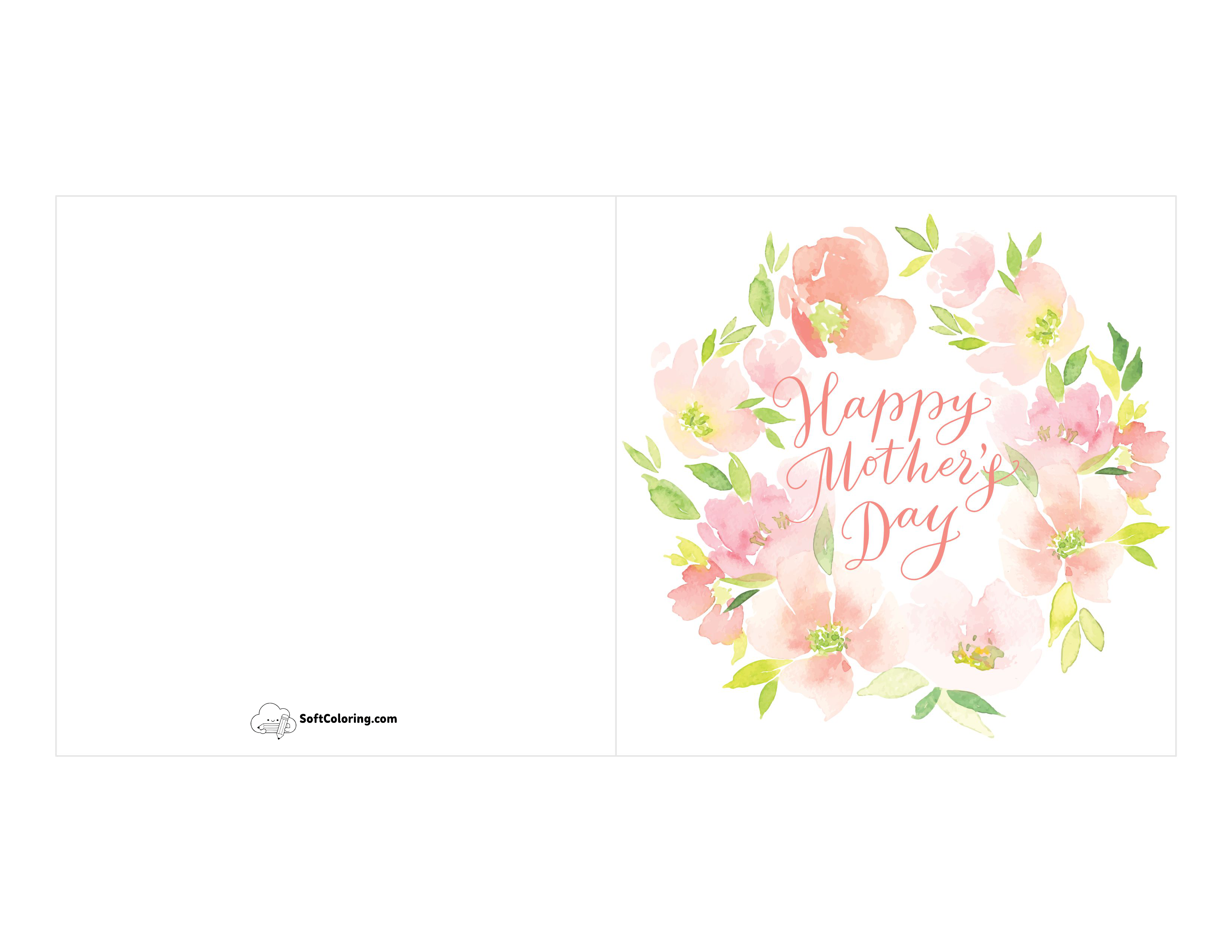 "Happy Mother's Day" Flower Card