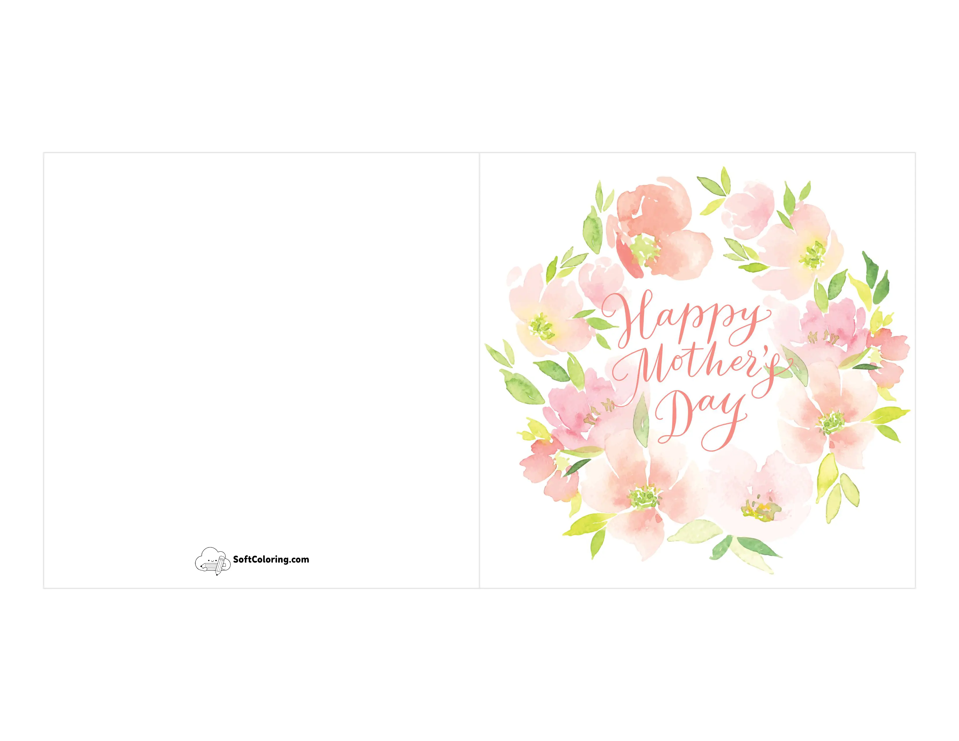 "Happy Mother's Day" Flower Card