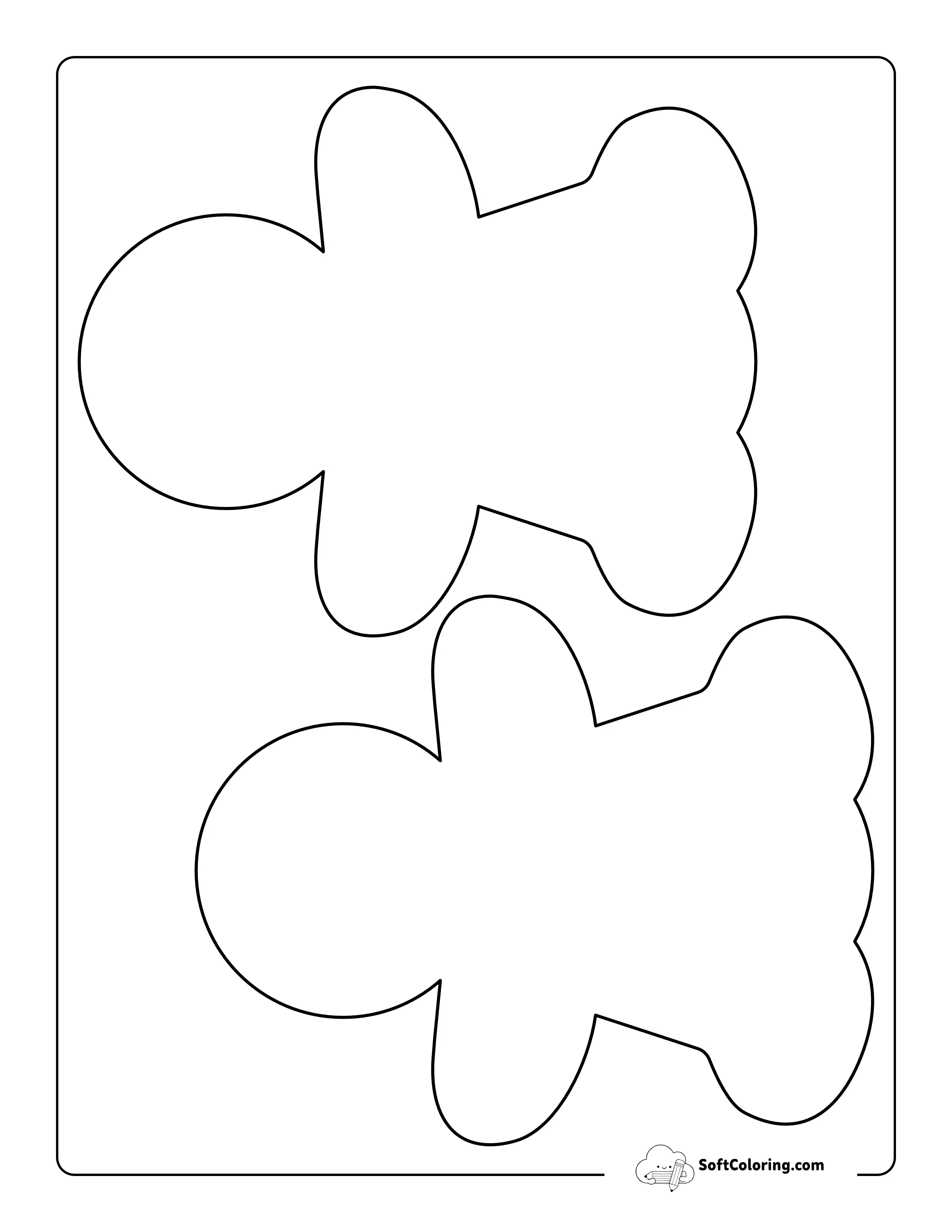 Medium Blank Gingerbread Woman Templates