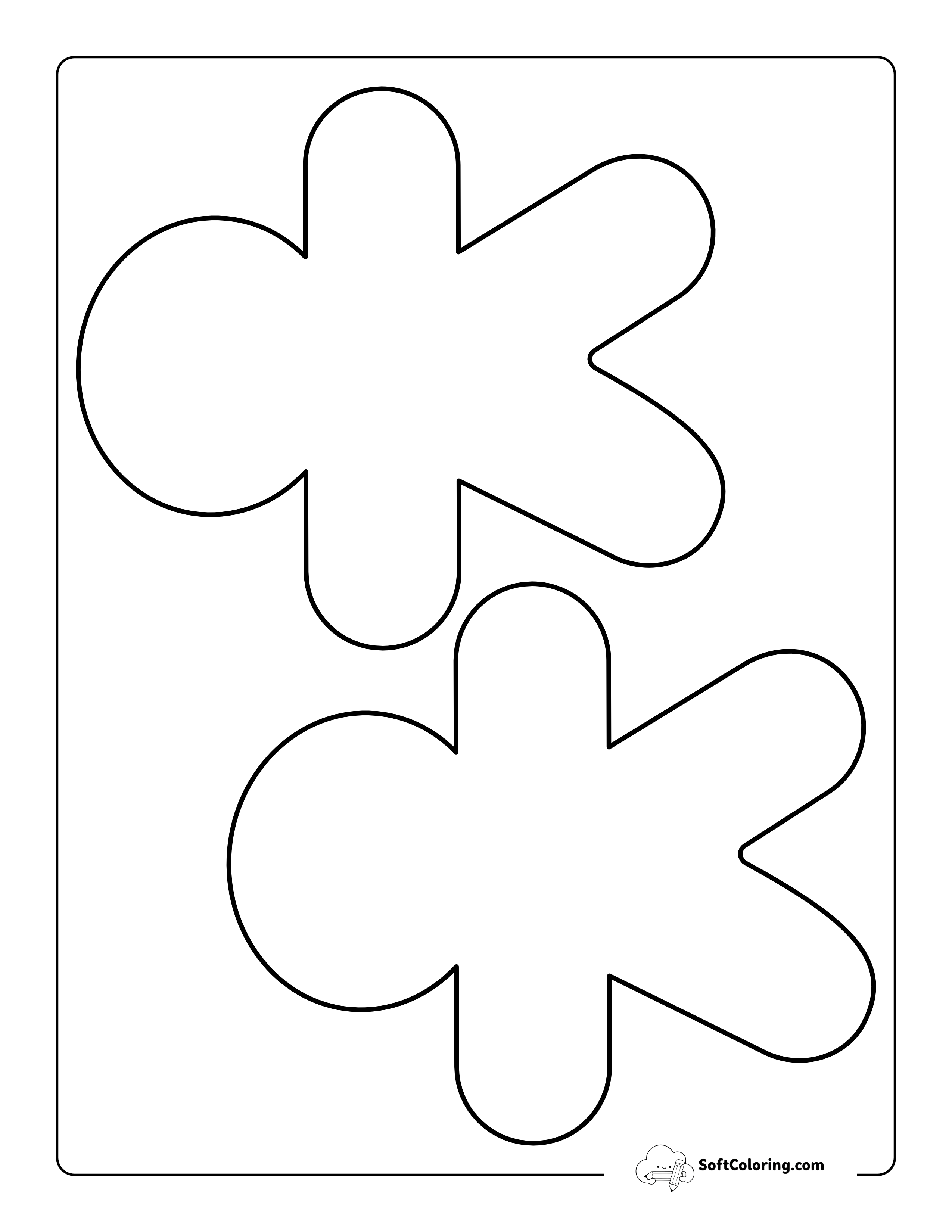 Gingerbread Man Template For Kids (Medium Size)