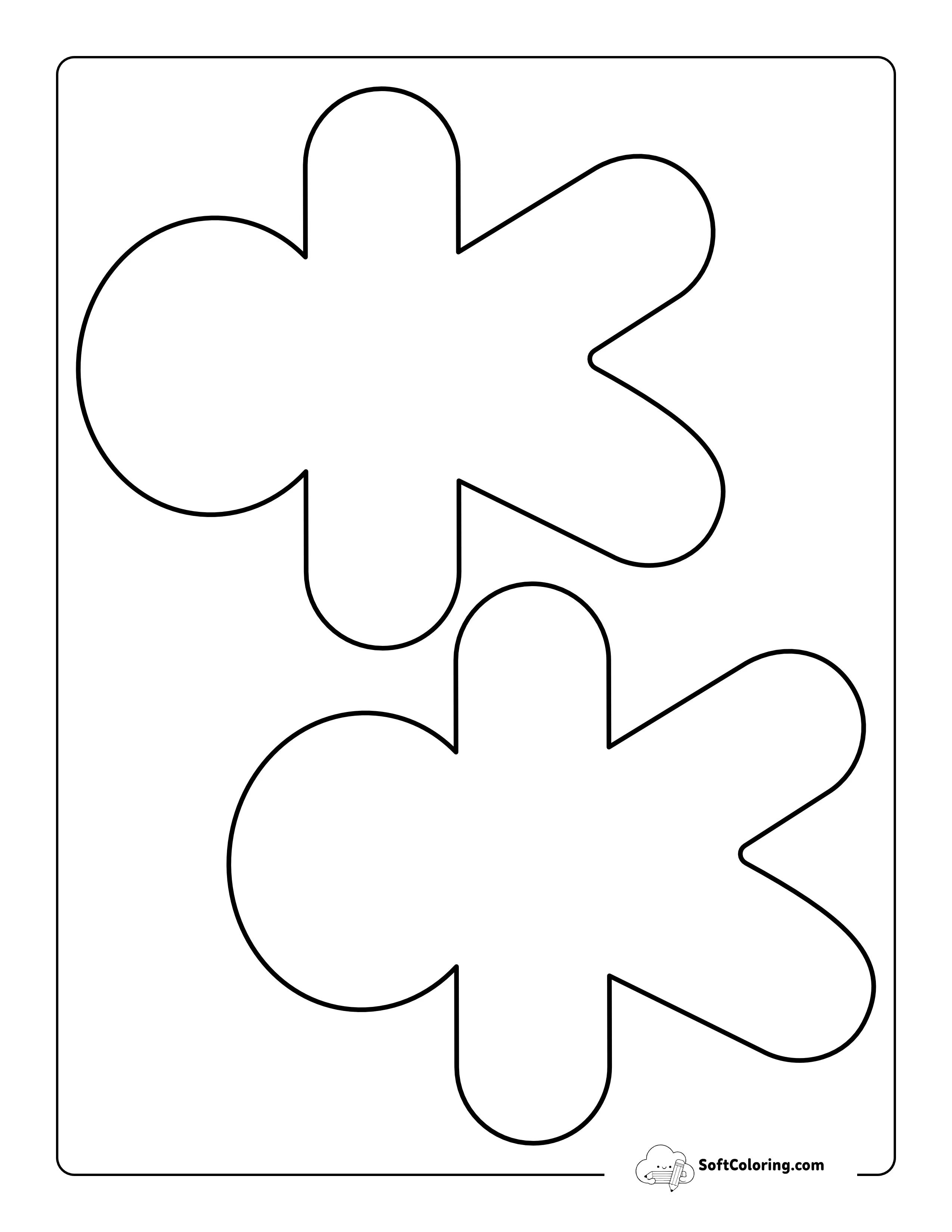 Gingerbread Man Template For Kids (Medium Size)