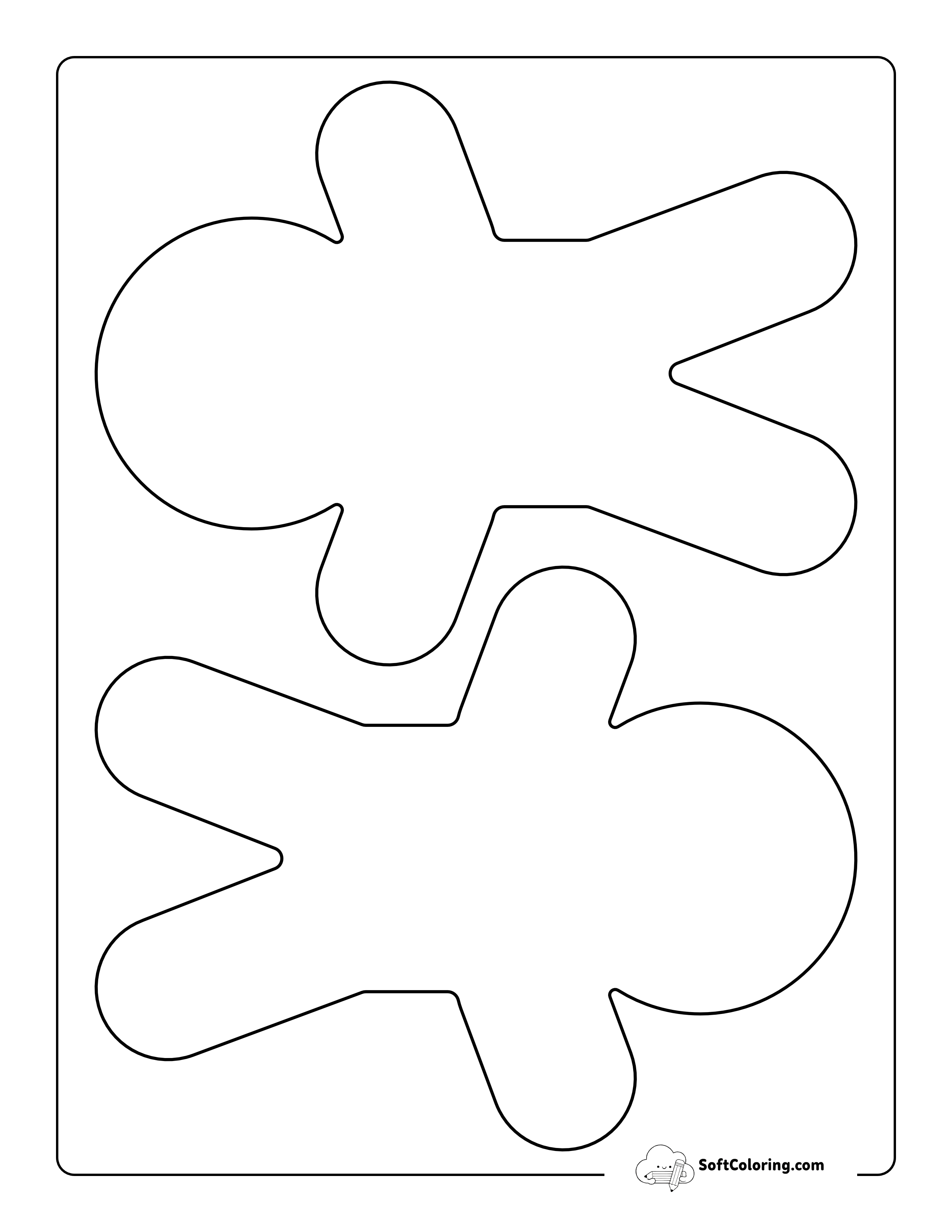 Medium Printable Gingerbread Shapes