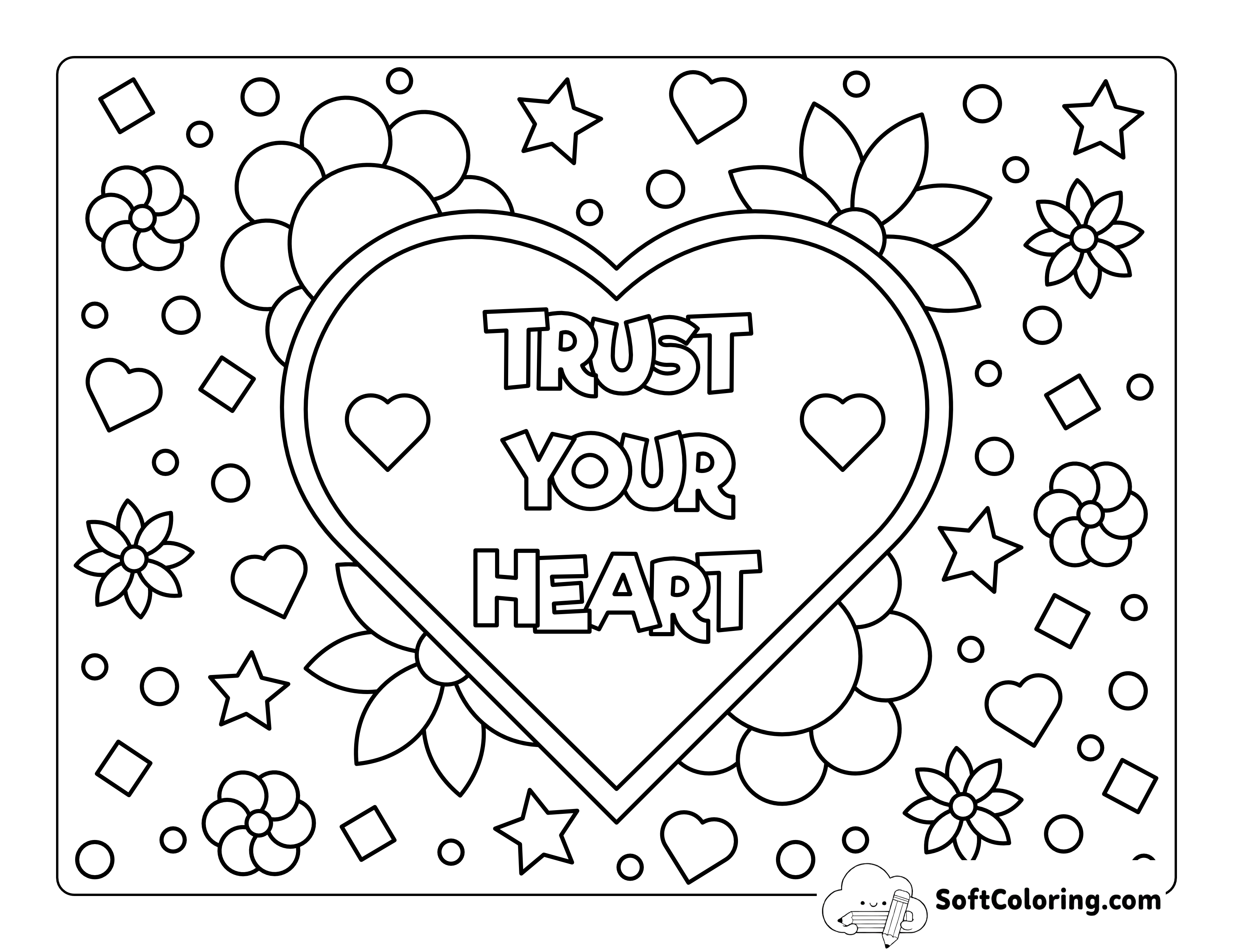 "Trust Your Heart" Printable for Teens
