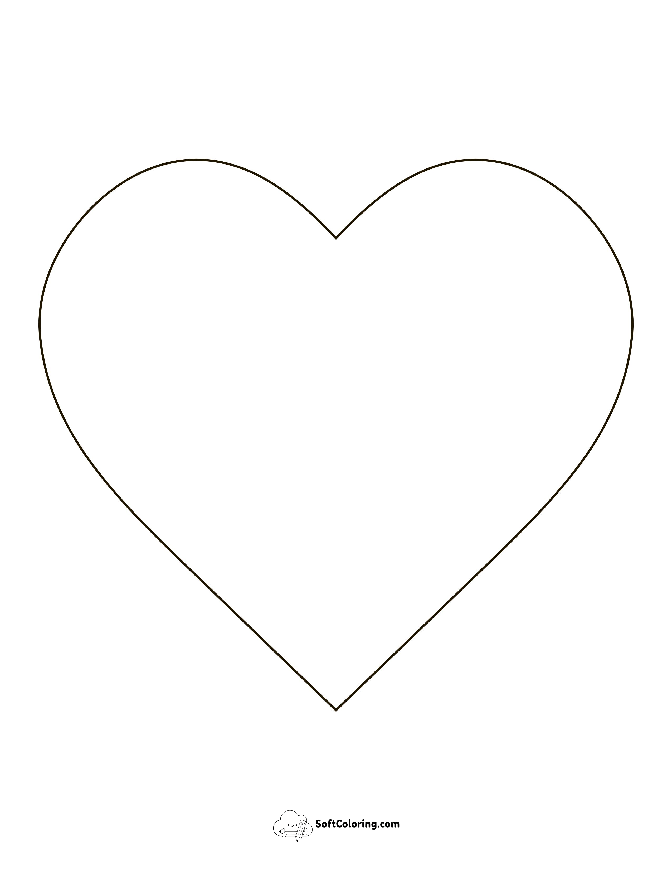 Classic Heart Templatelarge (7 Inch)